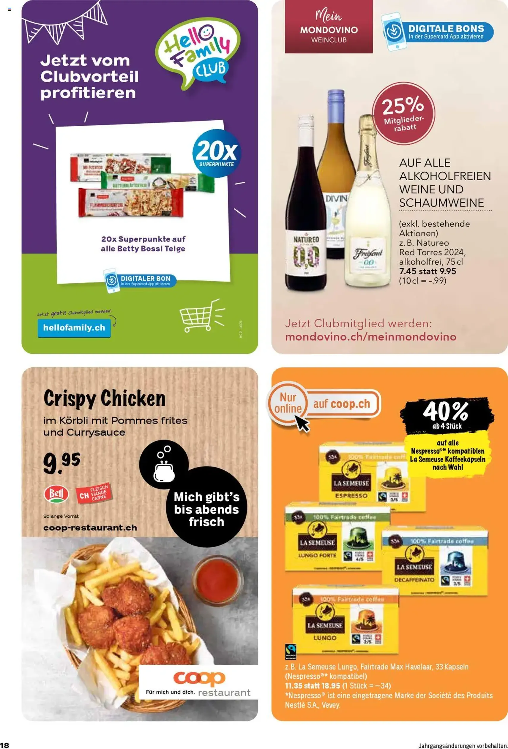 Coop Aktionen - Gültiger Prospekt ab 09.10.2025, Seite 18 von insgesamt 24