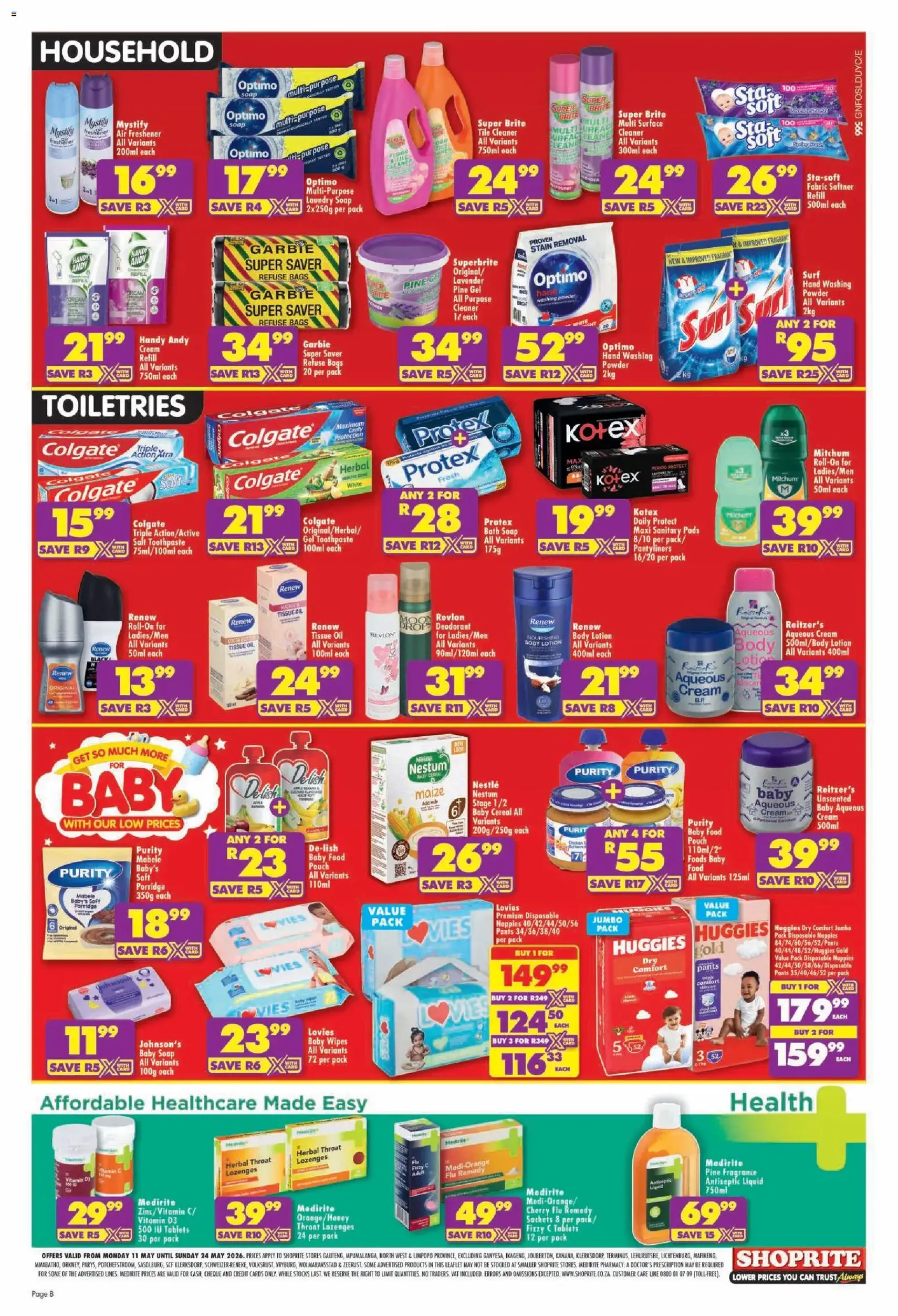 Shoprite Specials - valid flyer from 11/05/2026, page 8 of 8