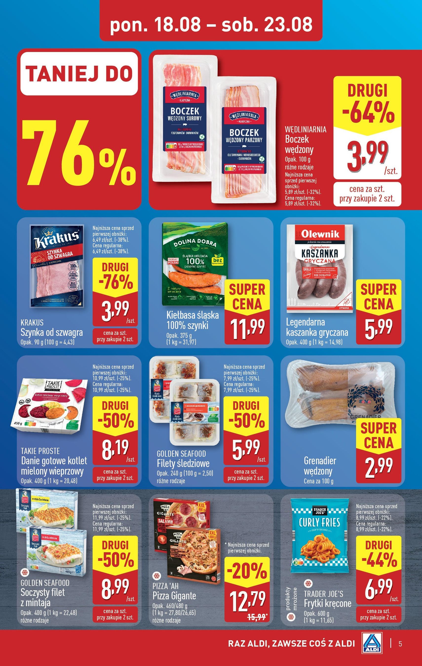 Aldi Gazetka - ważny gazetka od 18.08.2025 strona 5 z 28 Aldi Gazetka - ważny gazetka od 18.08.2025 strona 5 z 28