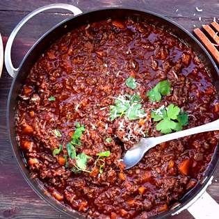 Haschee Sauce für Nudeln - Rezeptvorschau