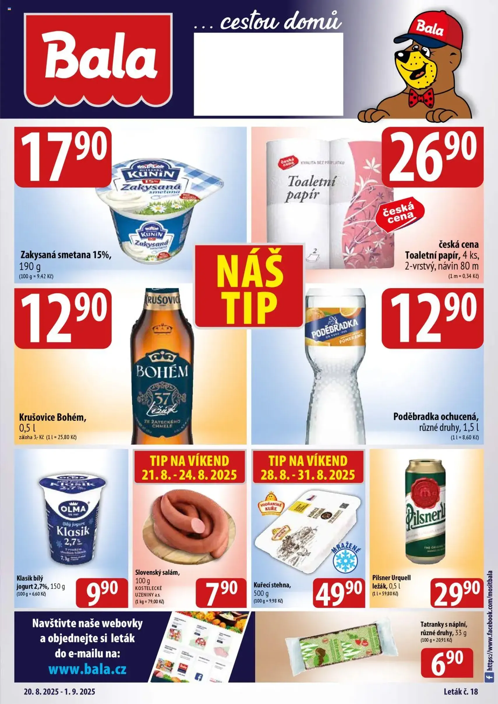 BALA velký leták + - platný leták od 20.08.2025 strana 1 z 6