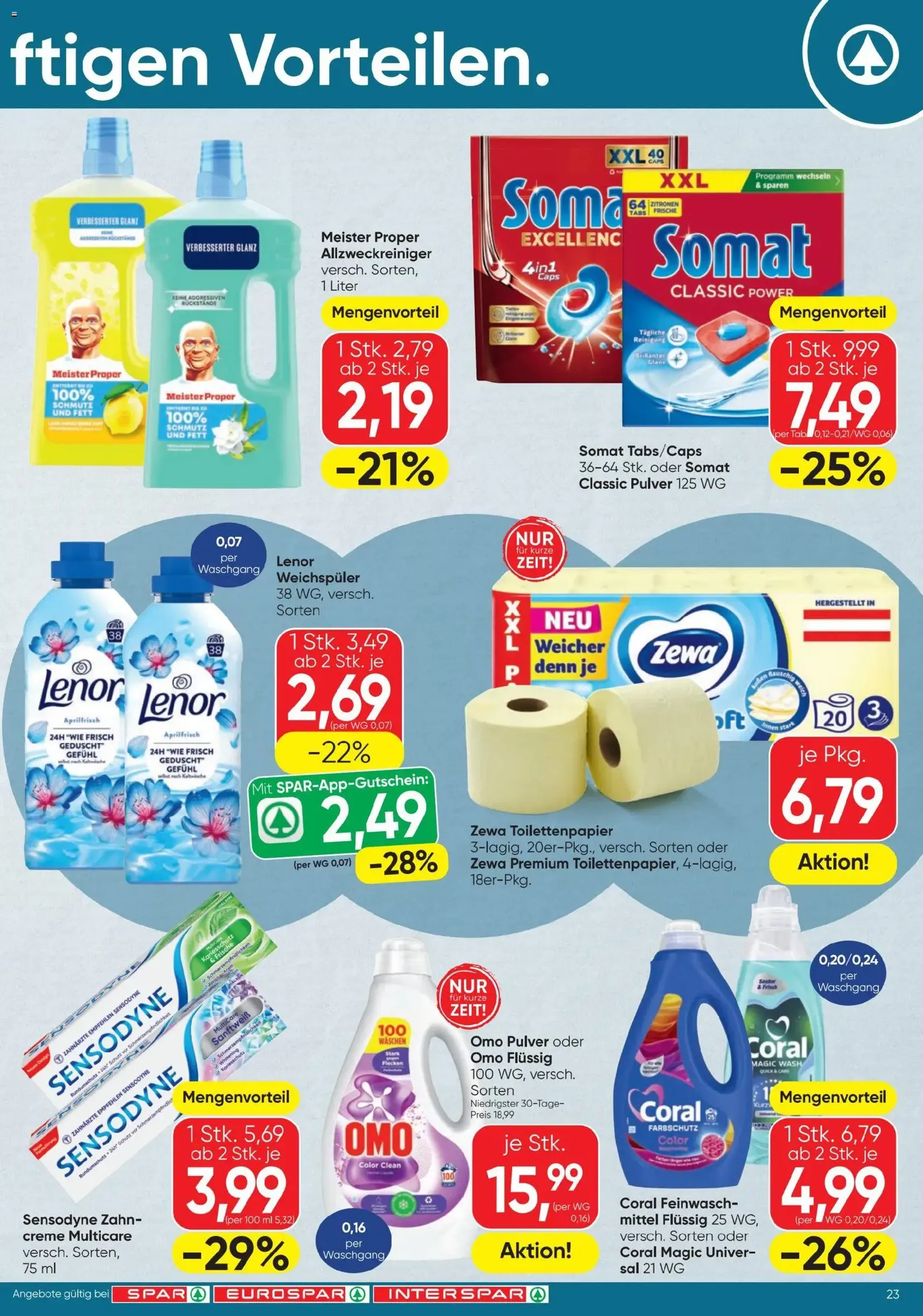 Spar - Flugblatt - Gültiger Prospekt ab 01.07.2026, Seite 23 von insgesamt 24
