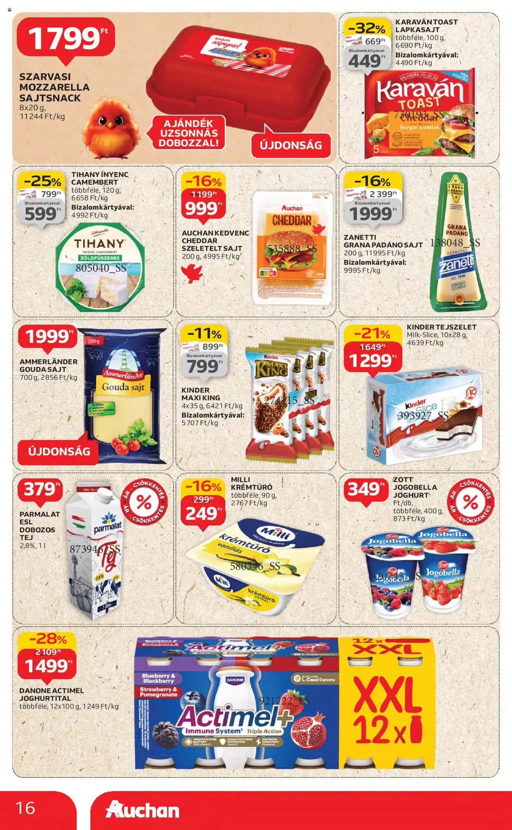 Auchan Akciós újság - 2025.08.21. érvényes szórólap 16 oldal 42 oldalból