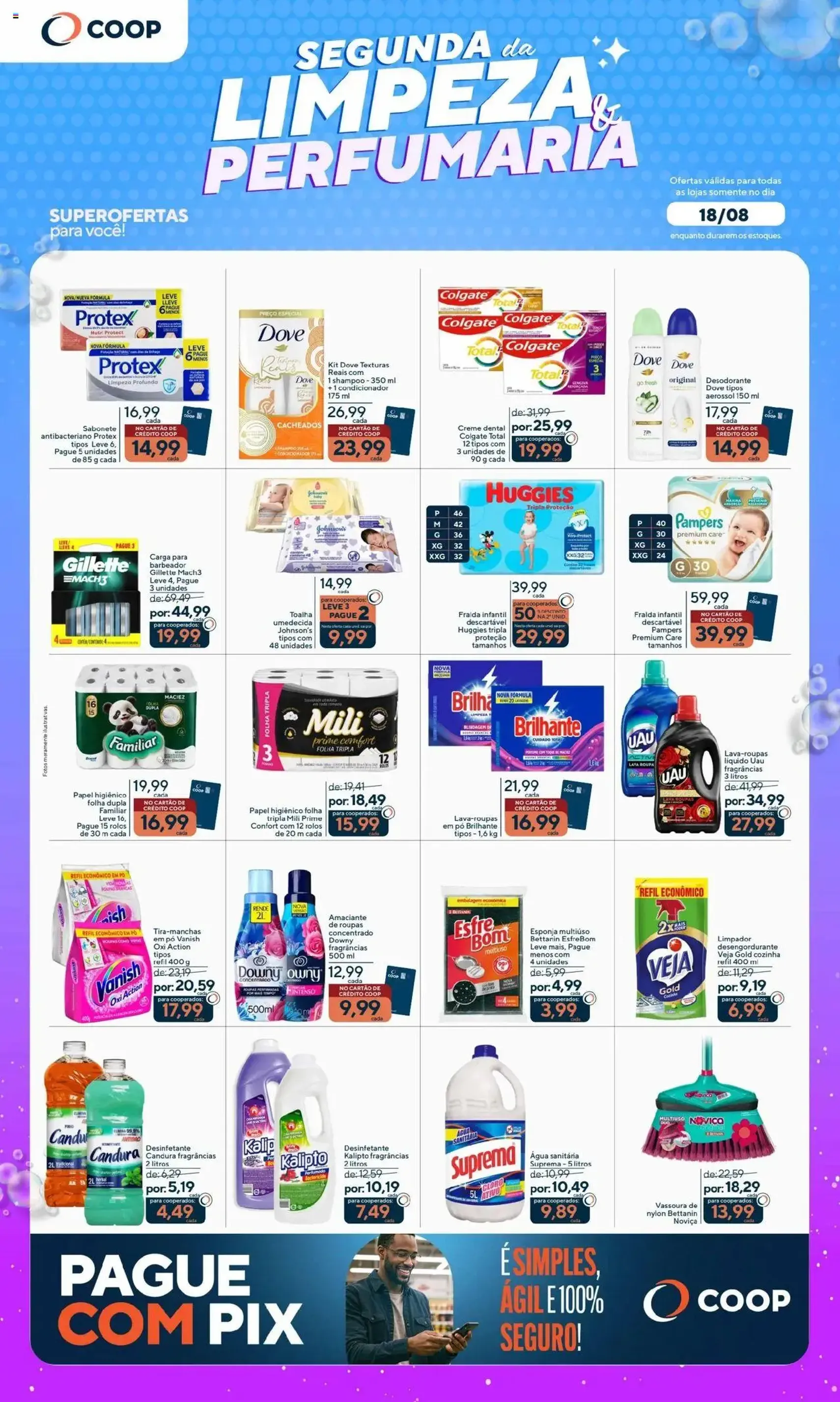 Coop - Ofertas Segunda da Limpeza e Perfumaria - folheto válido a partir de 18/08/2025 página 1 de 1
