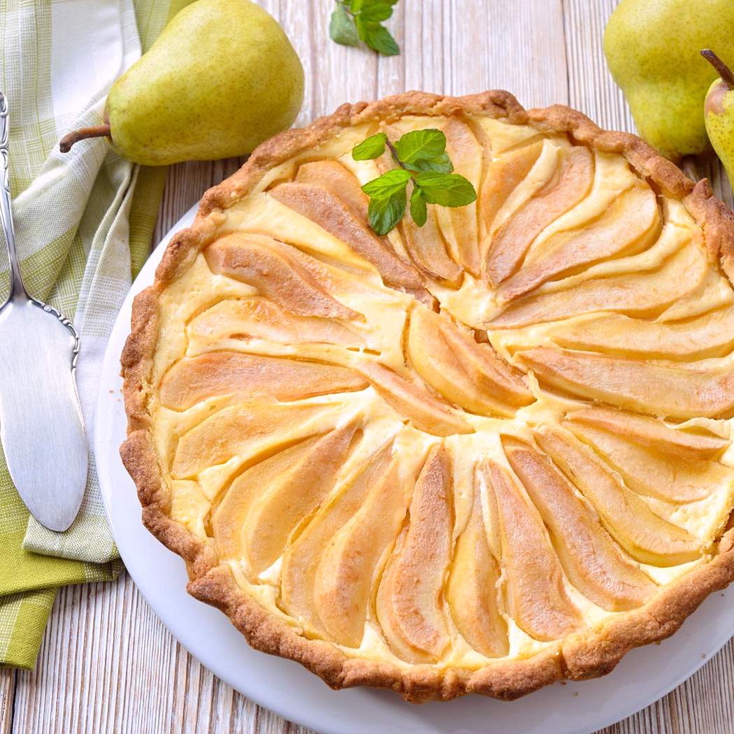 Körtés pite sajttortával