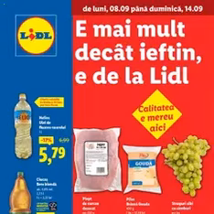Catalog Lidl - previzualizare cataloage valabilă începând cu 08.09.2025