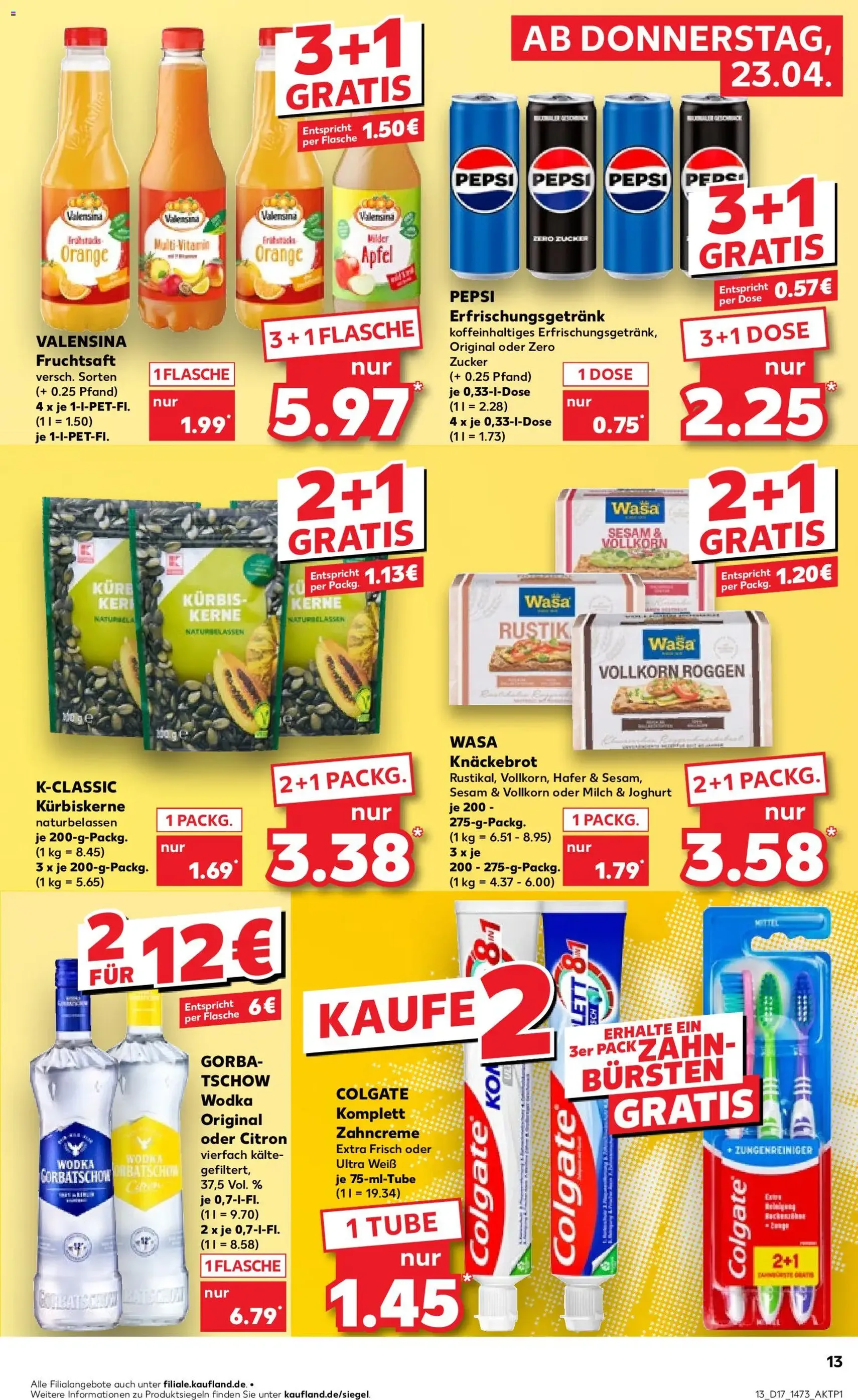 Kaufland Prospekt - Gültiger Prospekt ab 23.04.2026, Seite 13 von insgesamt 54