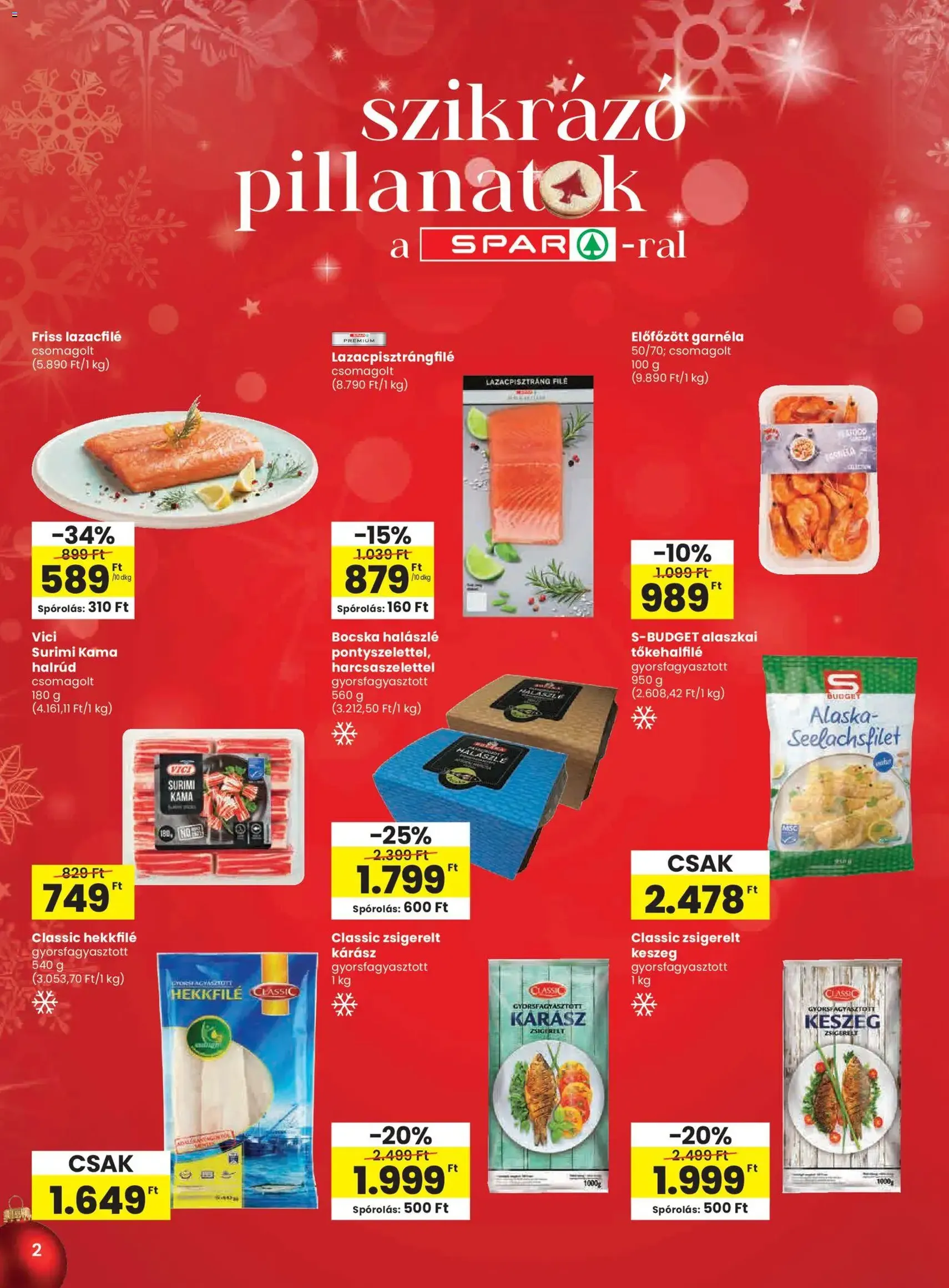 Spar Akciós újság - 2025.12.11. érvényes szórólap 2 oldal 28 oldalból
