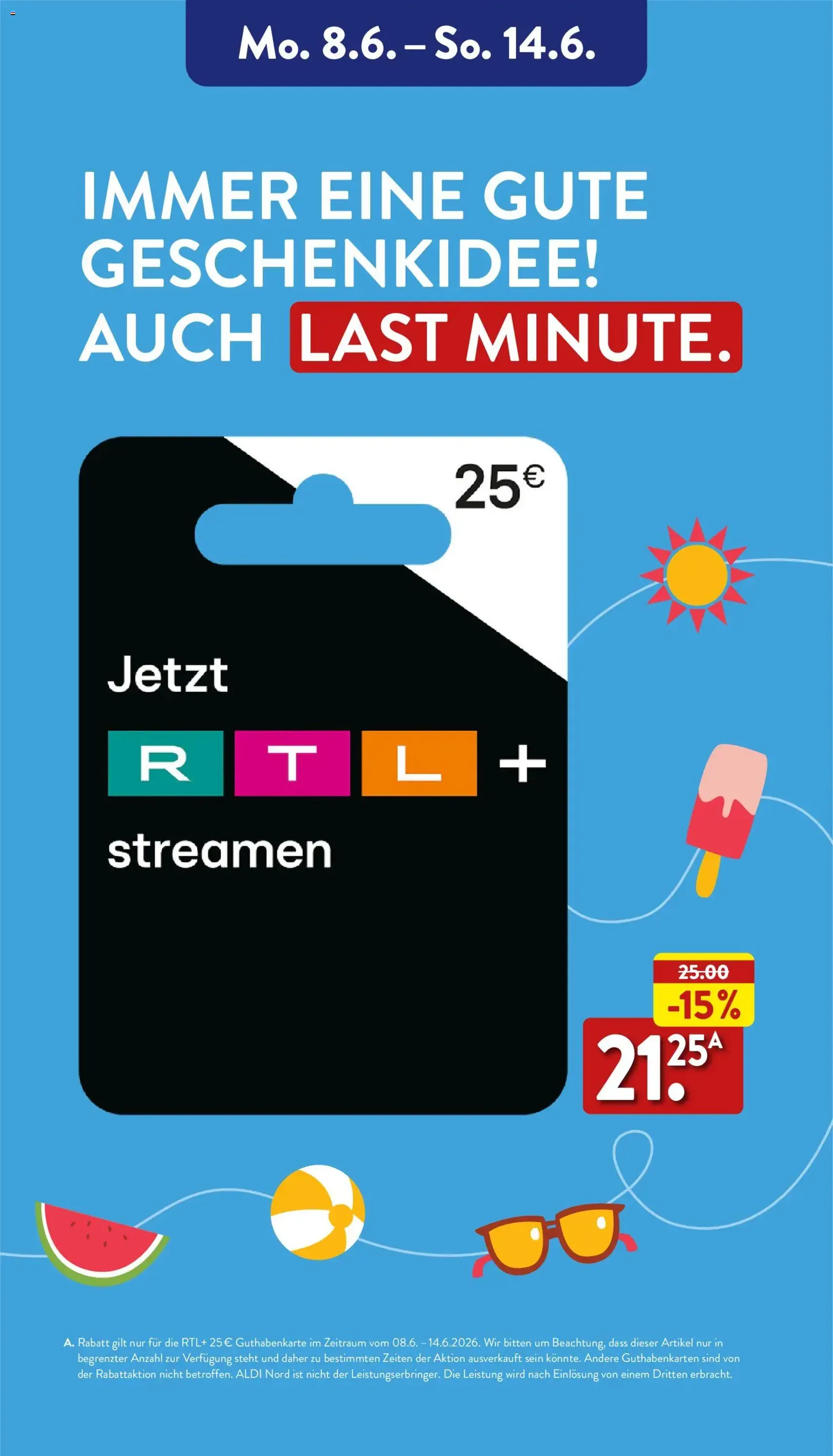 Aldi Prospekt - Gültiger Prospekt ab 08.06.2026, Seite 38 von insgesamt 39