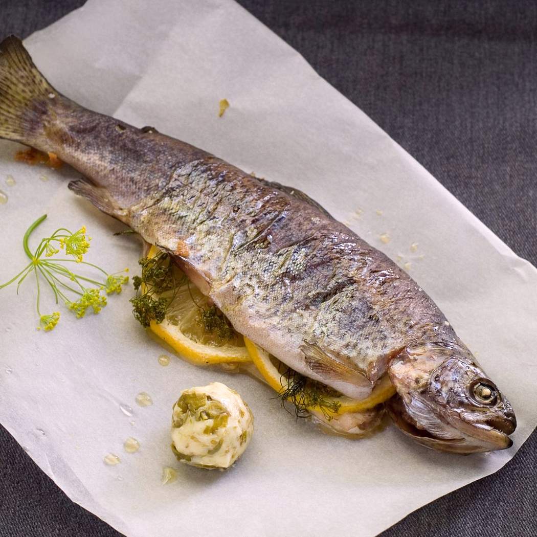 Grillezett pisztráng