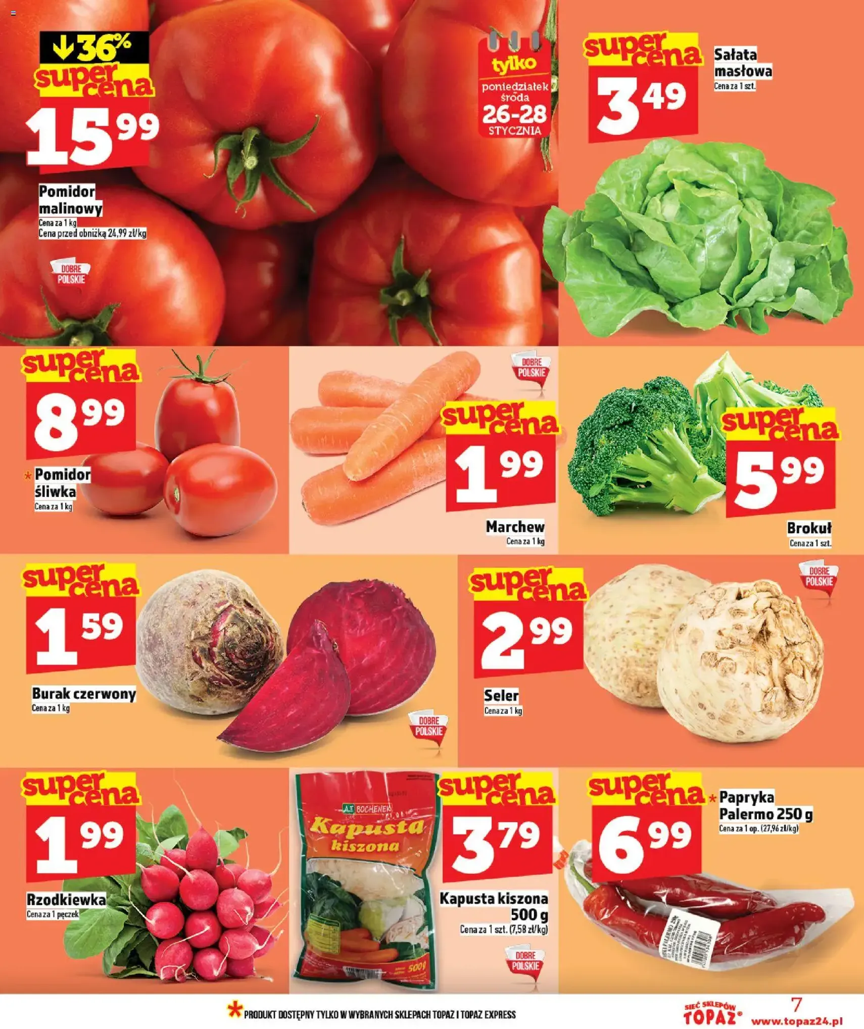 Topaz Gazetka - ważny gazetka od 22.01.2026 strona 7 z 28