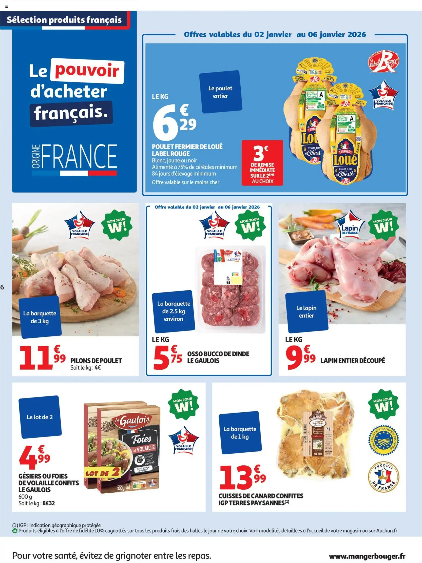 Auchan folder / publicité - geldige folder vanaf 02/01/2026 pagina 6 van 54