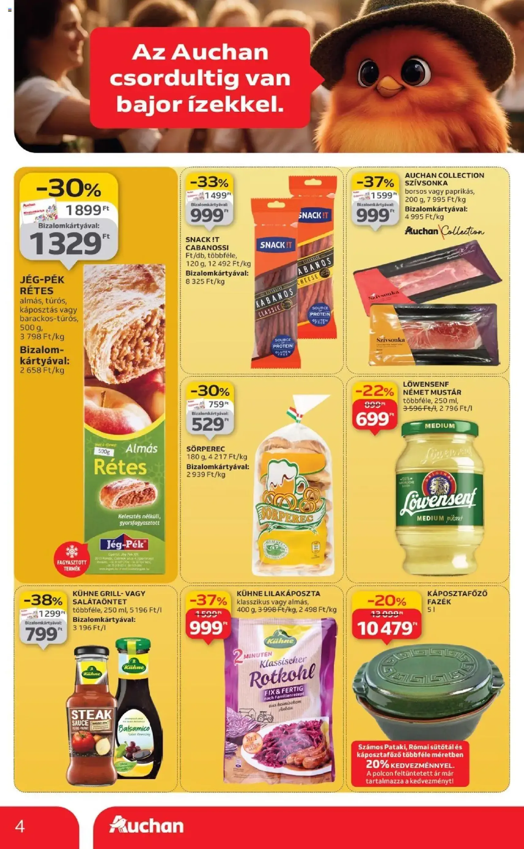 Auchan Akciós újság - 2025.09.25. érvényes szórólap 4 oldal 48 oldalból