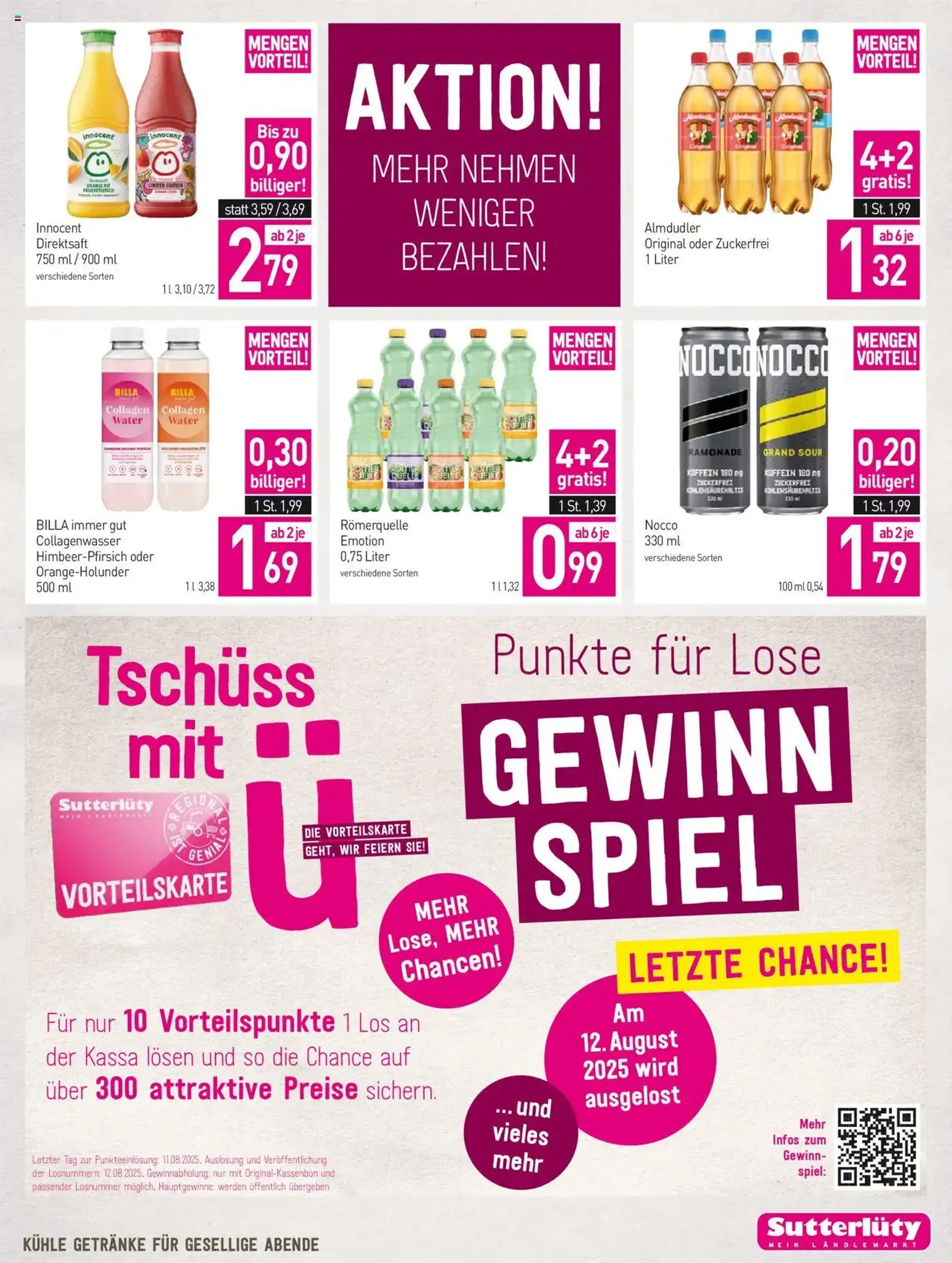 Sutterlüty Flugblatt - Gültiger Prospekt ab 07.08.2025, Seite 13 von insgesamt 20