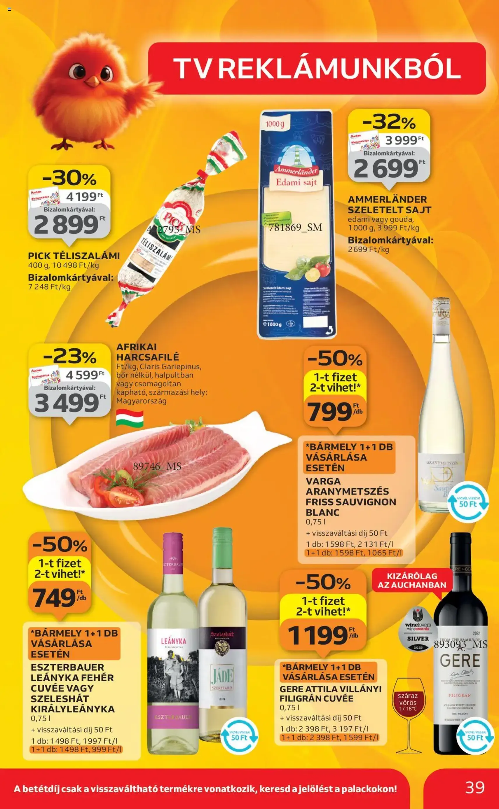 Auchan Akciós újság - 2025.10.09. érvényes szórólap 39 oldal 64 oldalból