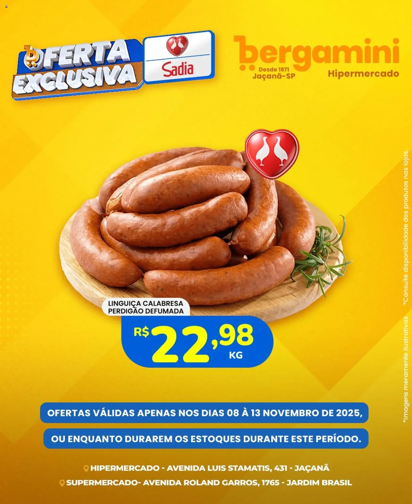 Supermercado Bergamini - Ofertas Sadia e Perdigão - folheto válido a partir de 08/11/2025 página 4 de 7