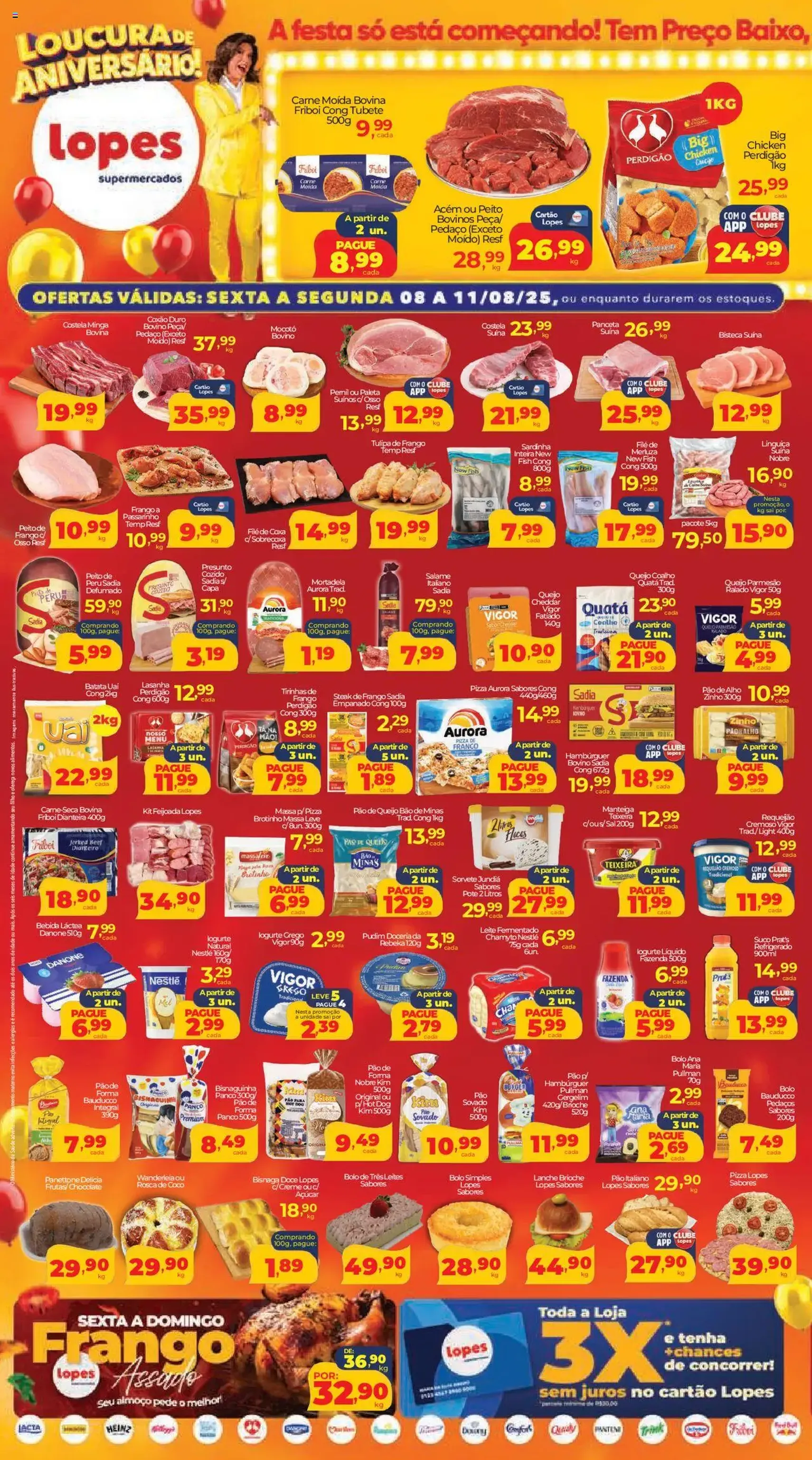 Lopes Supermercados - Ofertas da semana - folheto válido a partir de 08/08/2025 página 2 de 4