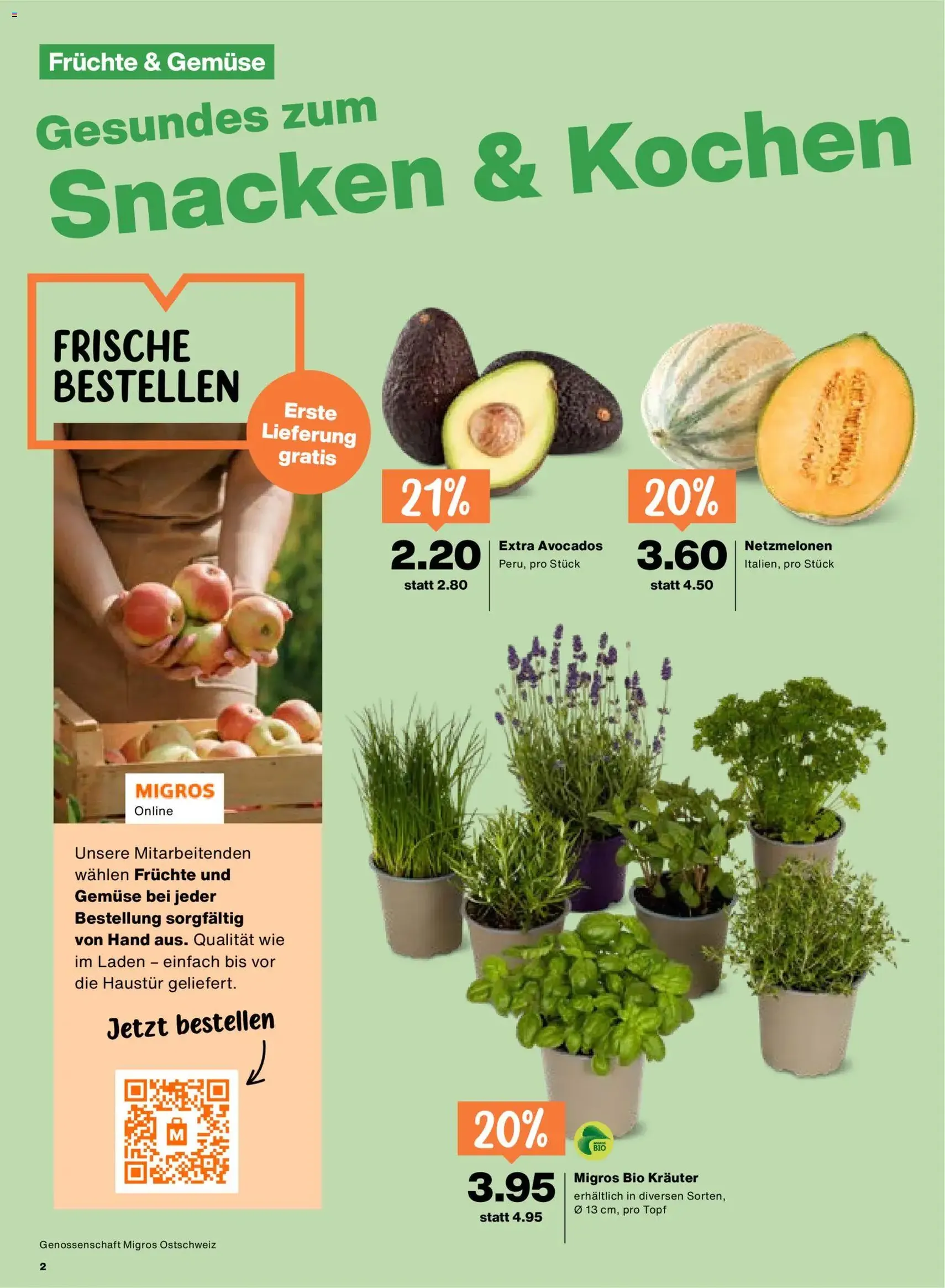Migros aktionen - Gültiger Prospekt ab 07.05.2026, Seite 2 von insgesamt 24