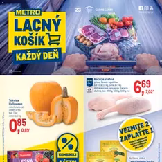 Metro leták - náhľad letáku platný od 21.10.2026