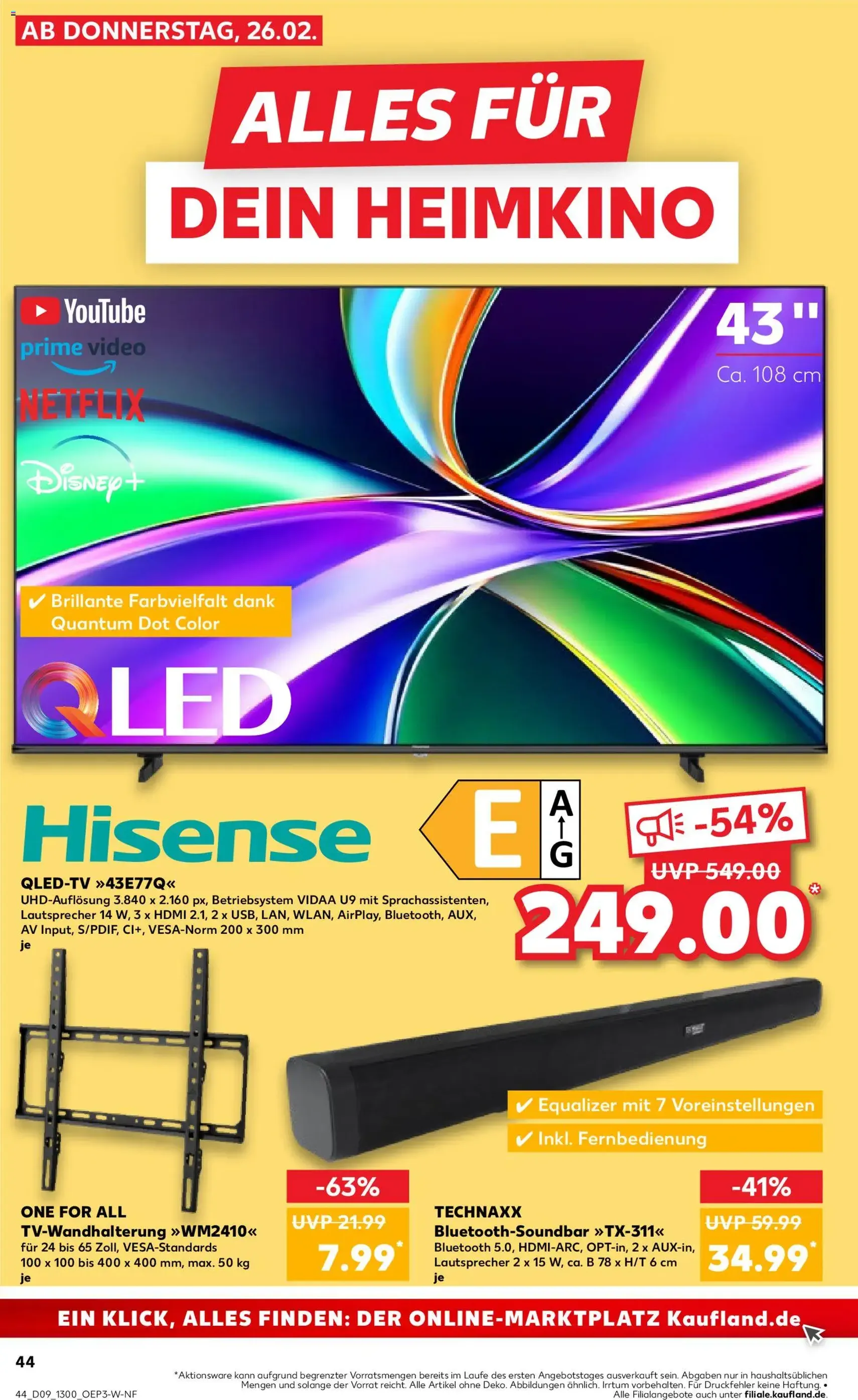 Kaufland DE - DE Folder - geldige folder vanaf 26-02-2026 pagina 44 van 70