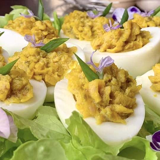 Anteprima ricetta Uova ripiene alla piemontese