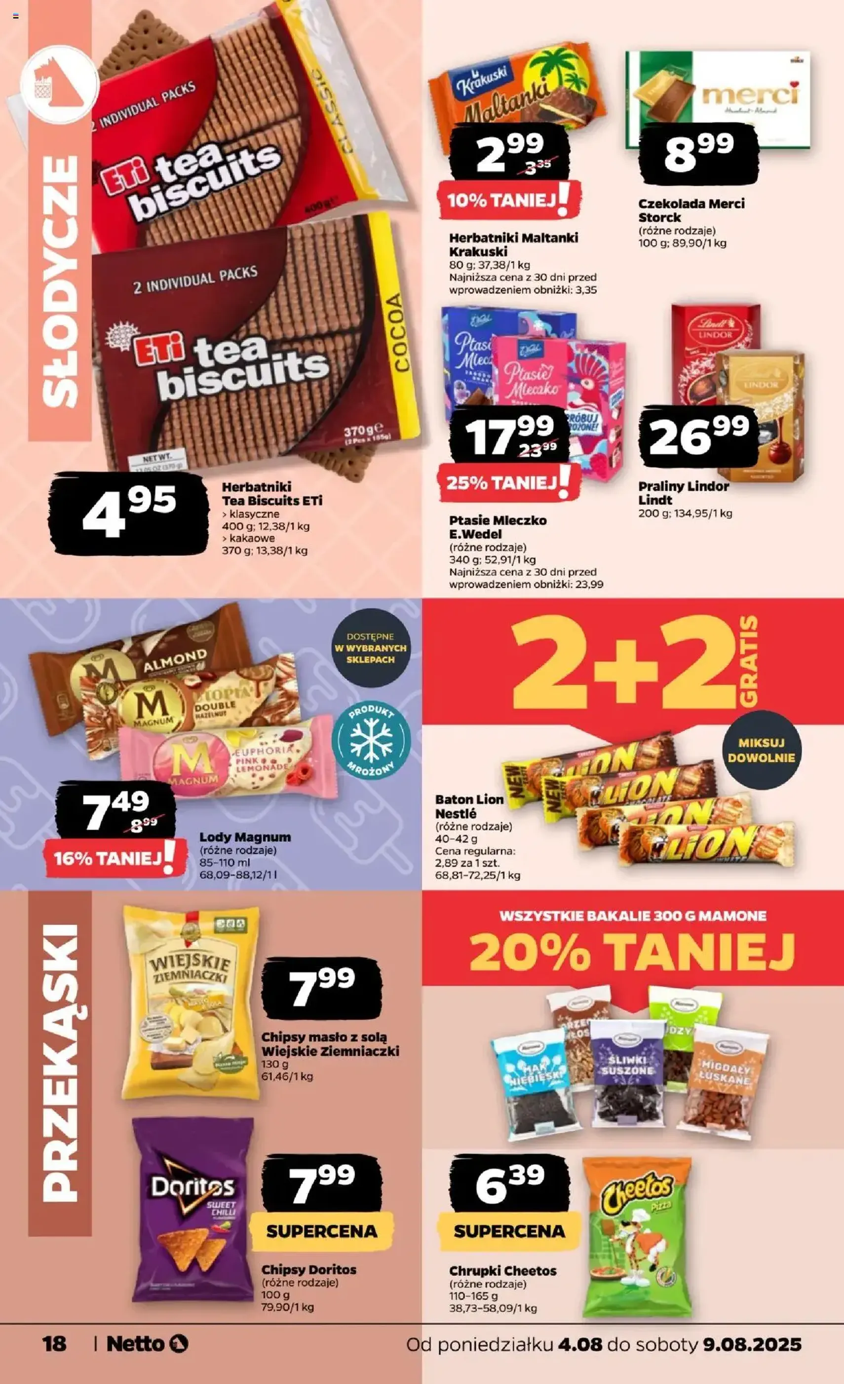Netto gazetka - Spożywcza - ważny gazetka od 04.08.2025 strona 18 z 28 Netto gazetka - Spożywcza - ważny gazetka od 04.08.2025 strona 18 z 28