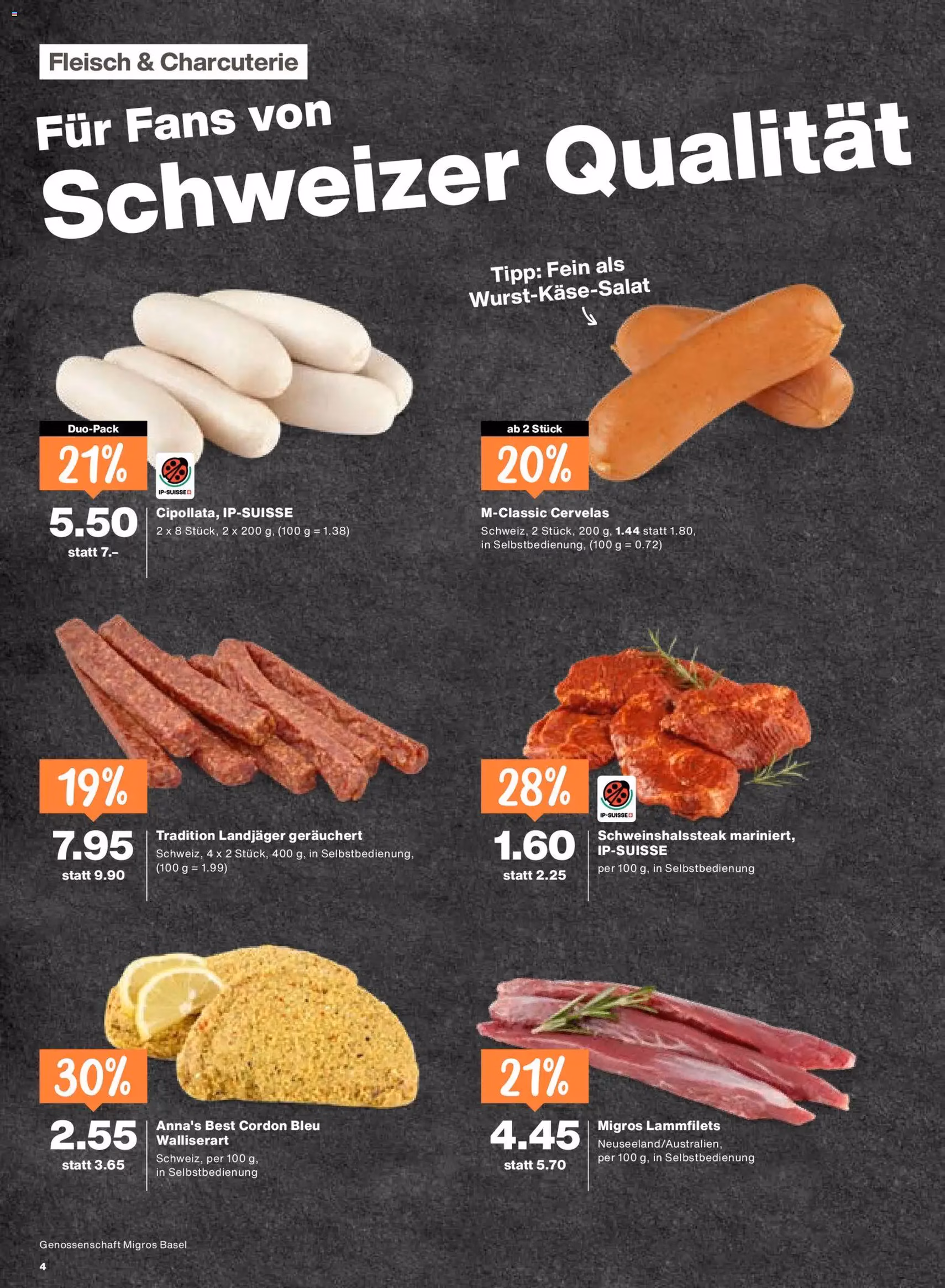 Migros Aktionen - Gültiger Prospekt ab 26.02.2026, Seite 4 von insgesamt 24