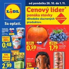 Lidl leták - náhľad letáku platný od 26.10.2026