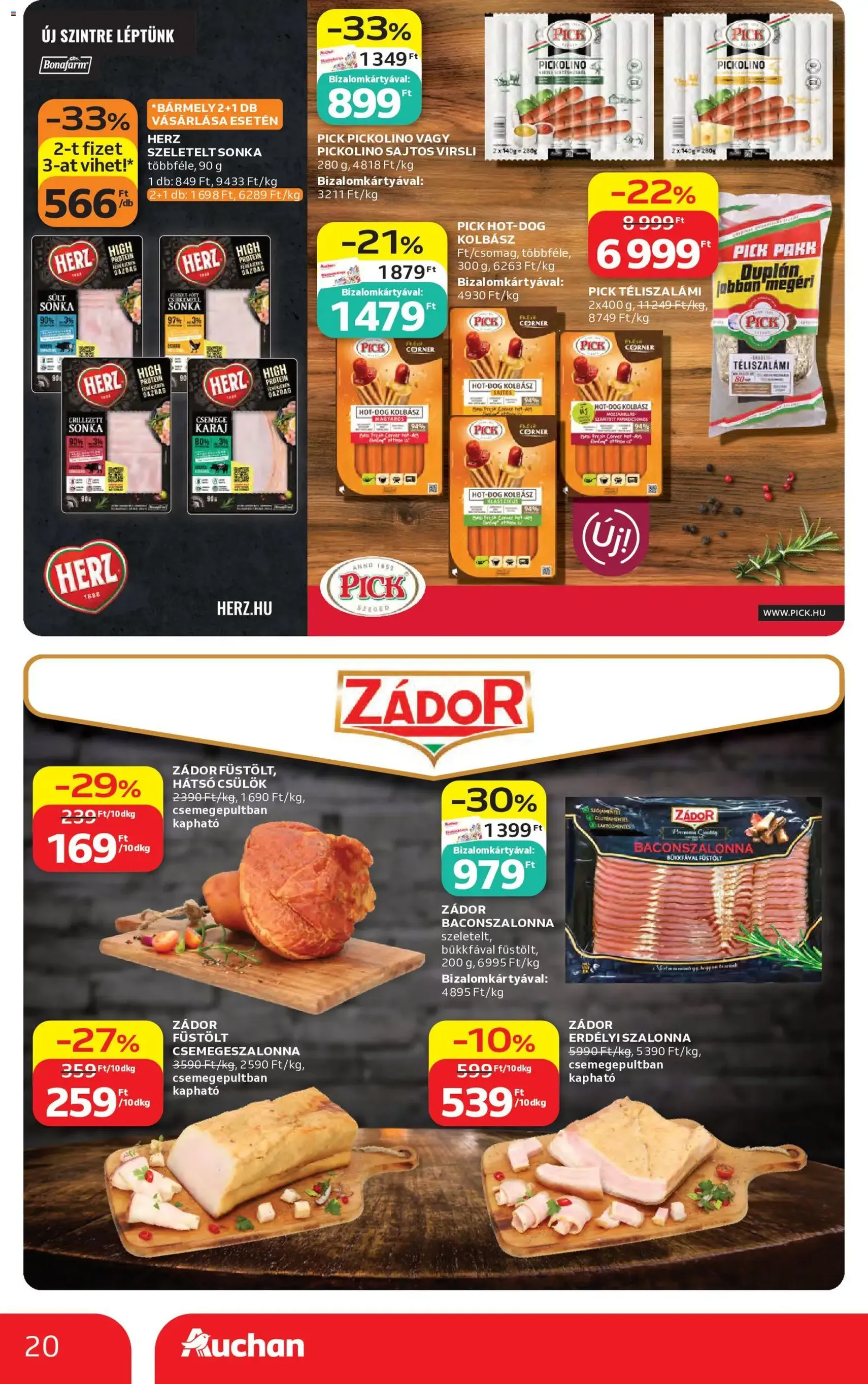 Auchan akciós újság - 2026.05.14. érvényes szórólap 20 oldal 58 oldalból