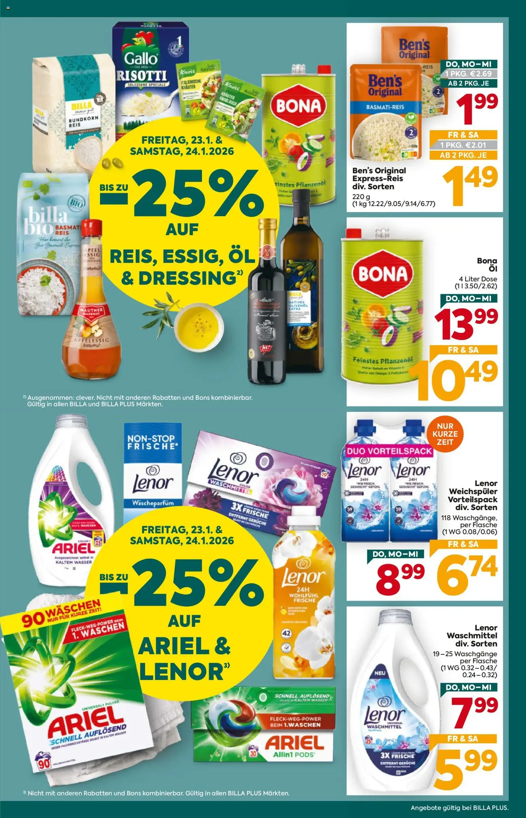Billa Plus Flugblatt - Gültiger Prospekt ab 22.01.2026, Seite 3 von insgesamt 20