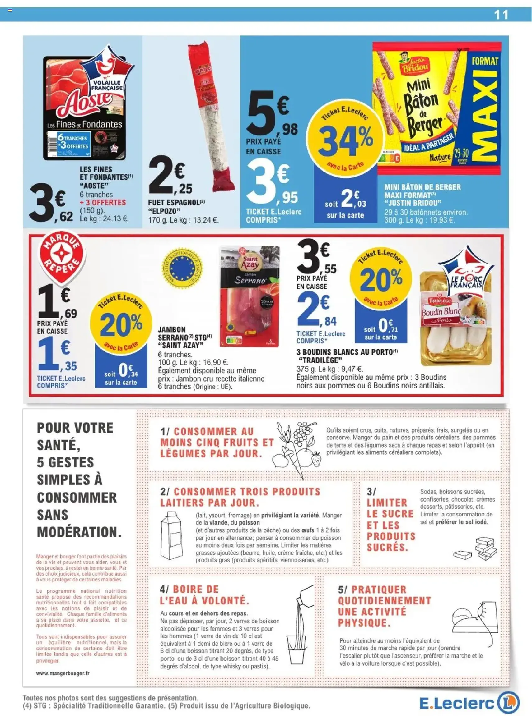 E.Leclerc catalogue semaine 32 - brochure valable à partir du 05/08/2025, page 11 sur 20 E.Leclerc catalogue semaine 32 - brochure valable à partir du 05/08/2025, page 11 sur 20