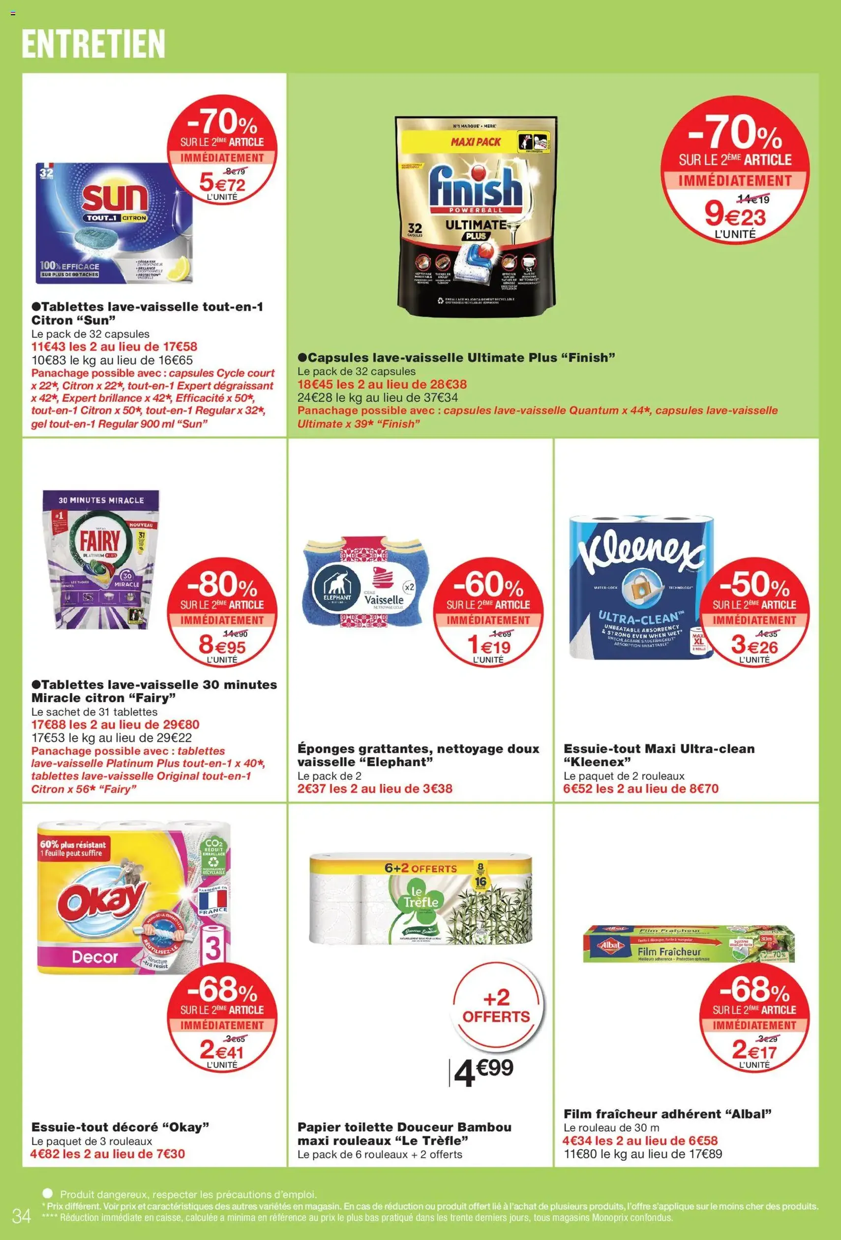 Monoprix catalogue - brochure valable à partir du 11/08/2026, page 34 sur 46