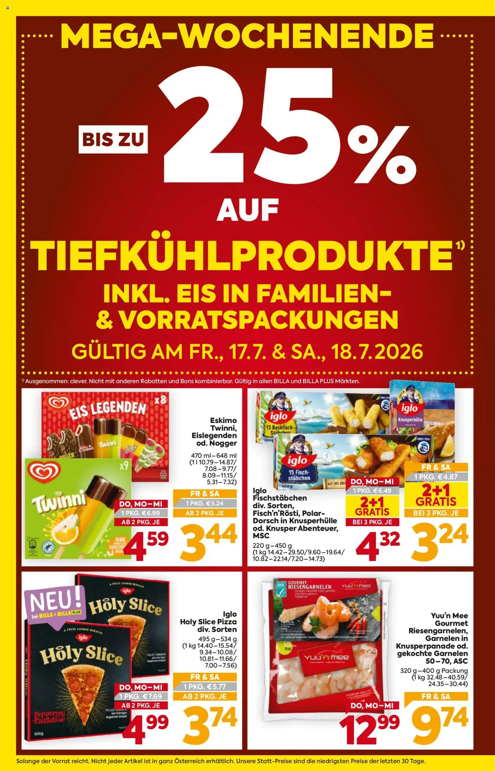 Billa - Flugblatt - Gültiger Prospekt ab 16.07.2026, Seite 2 von insgesamt 16