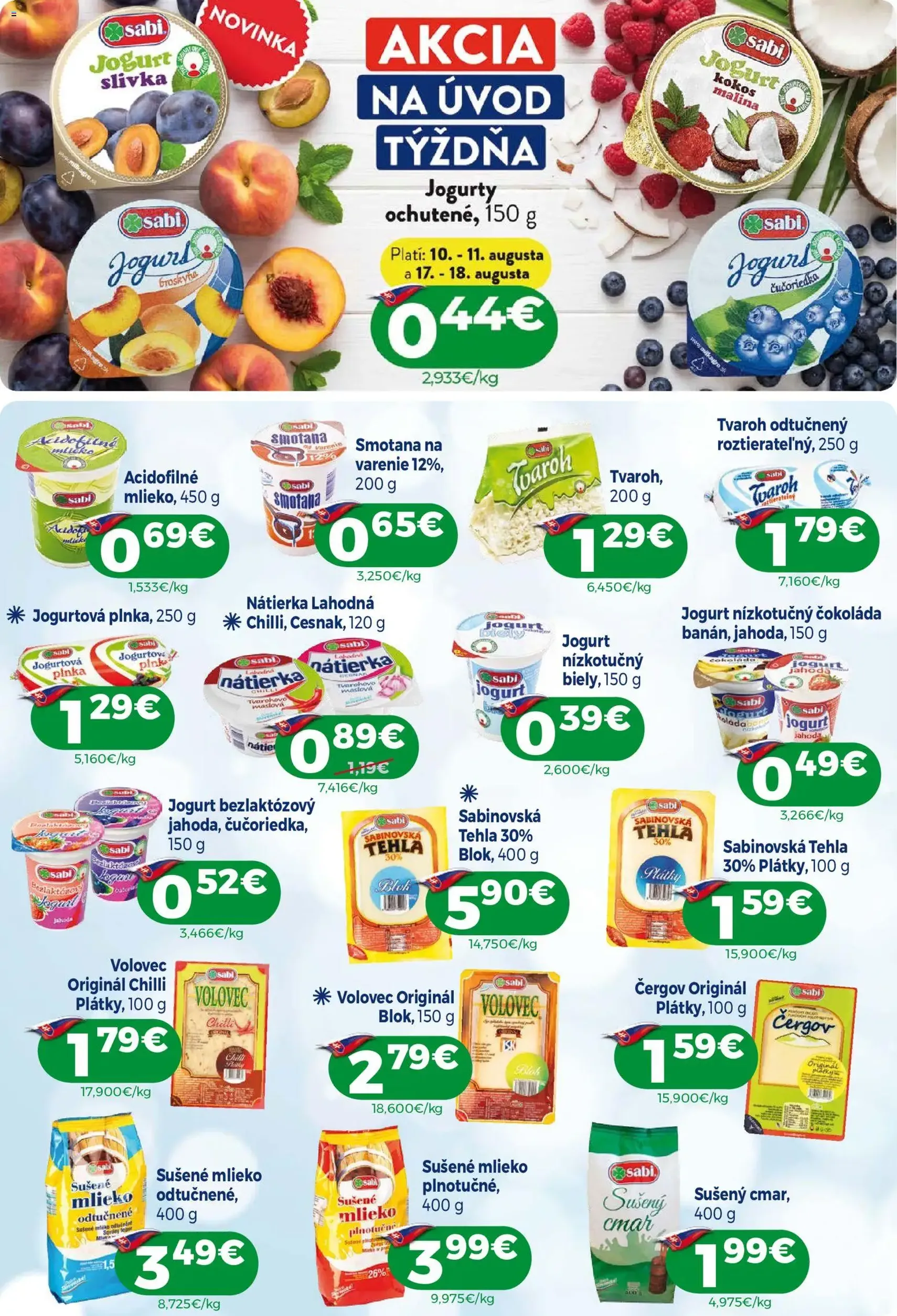 Milk Agro leták - platný leták od 05.08.2026 strana 4 z 16