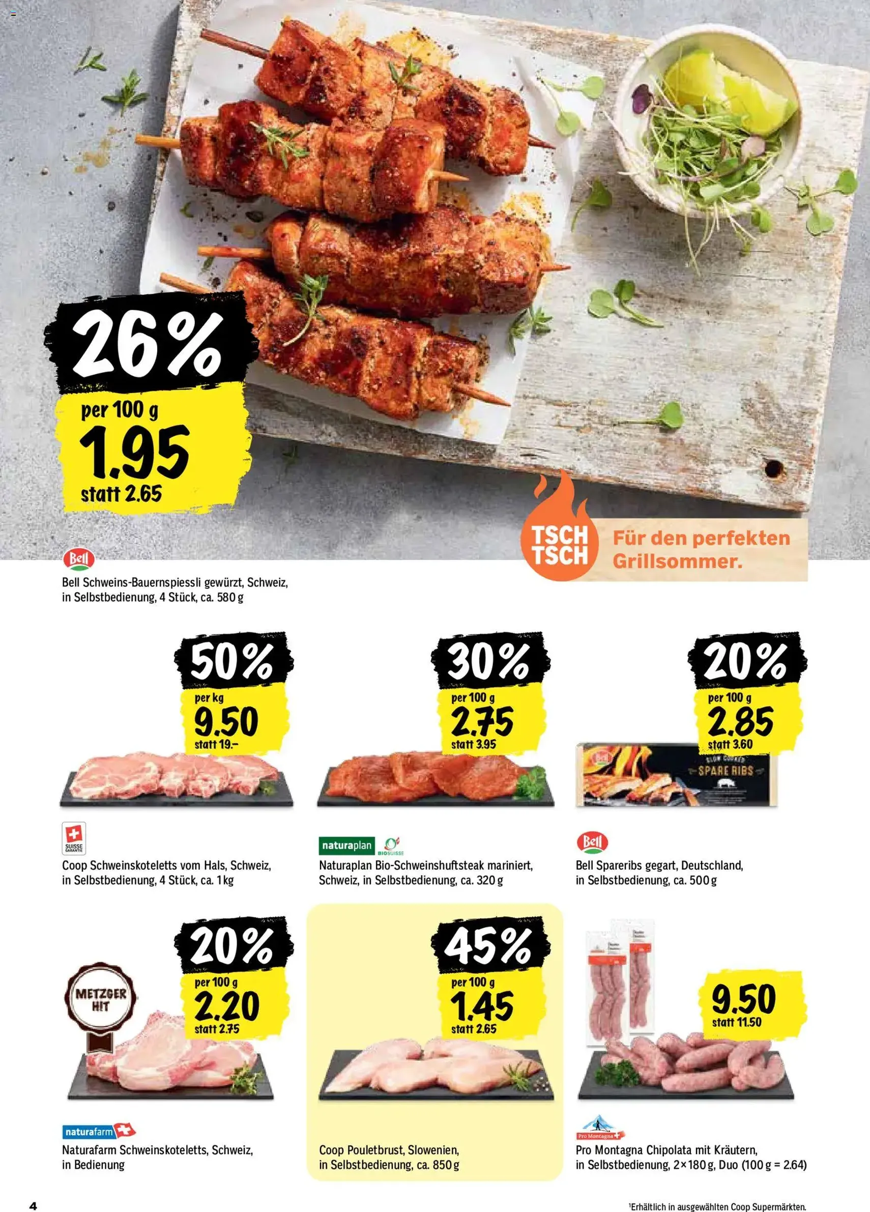 Coop aktionen - Gültiger Prospekt ab 09.07.2026, Seite 4 von insgesamt 24