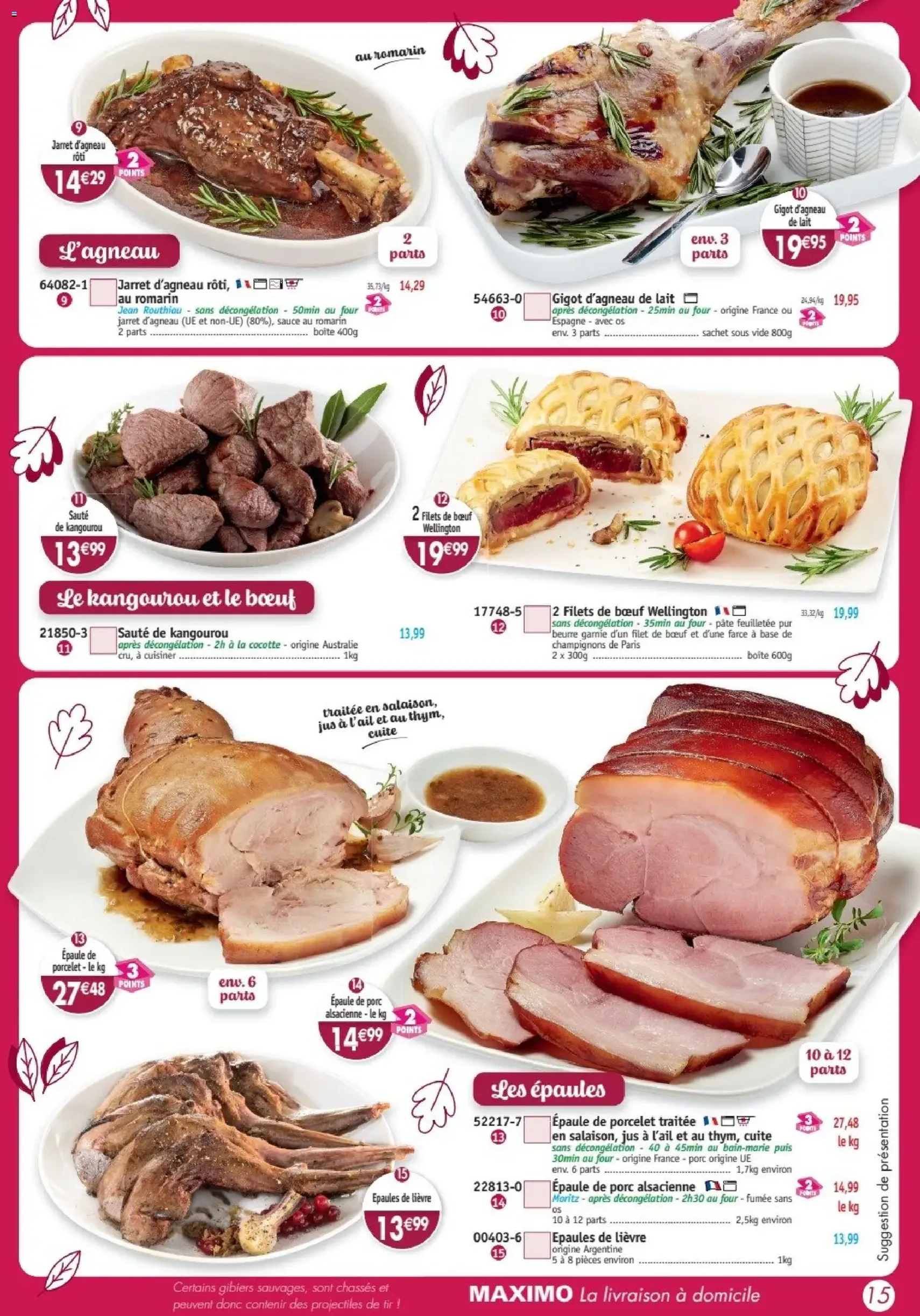 Maximo catalogue - brochure valable à partir du 27/10/2025, page 15 sur 72 Maximo catalogue - brochure valable à partir du 27/10/2025, page 15 sur 72