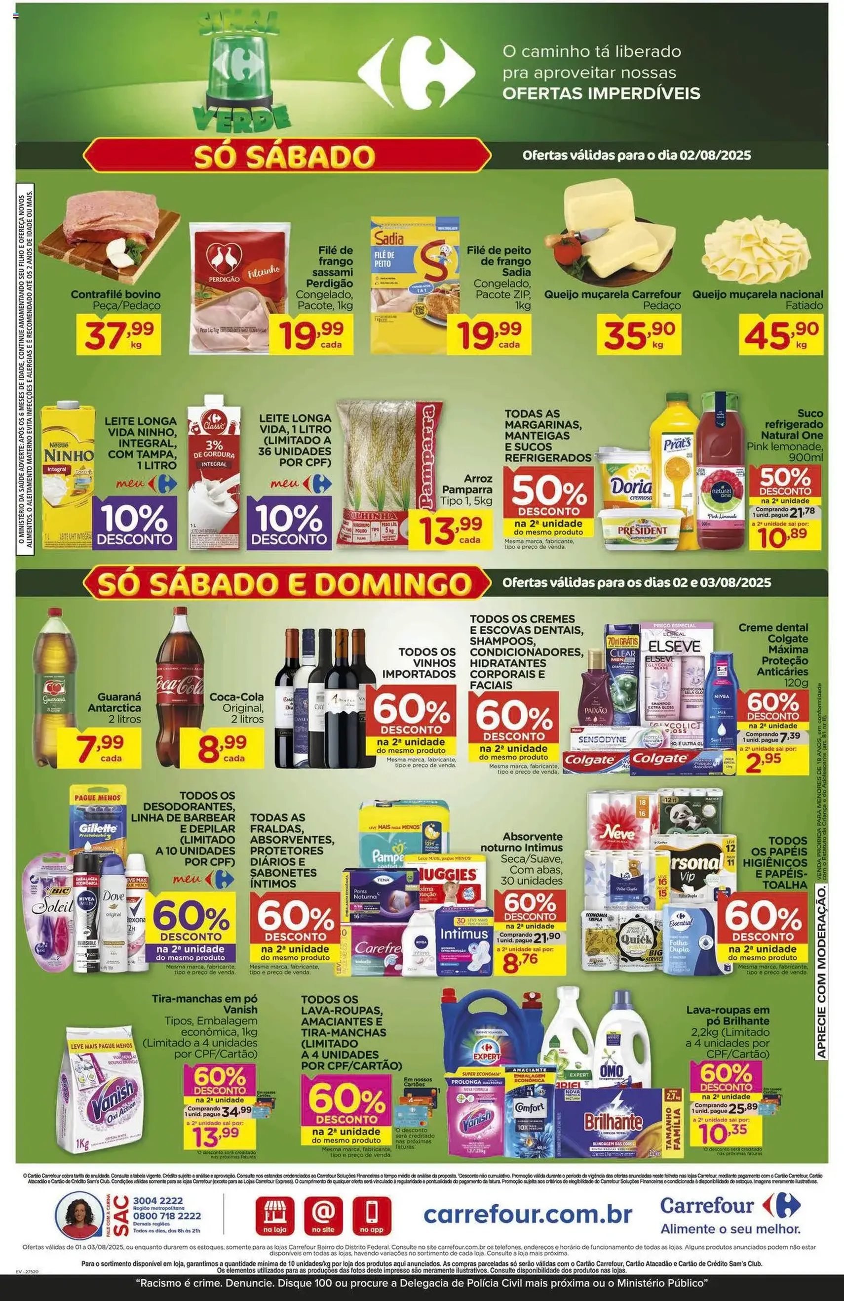 Carrefour Bairro - Ofertas da semana - folheto válido a partir de 01/08/2025 página 2 de 8 Carrefour Bairro - Ofertas da semana - folheto válido a partir de 01/08/2025 página 2 de 8