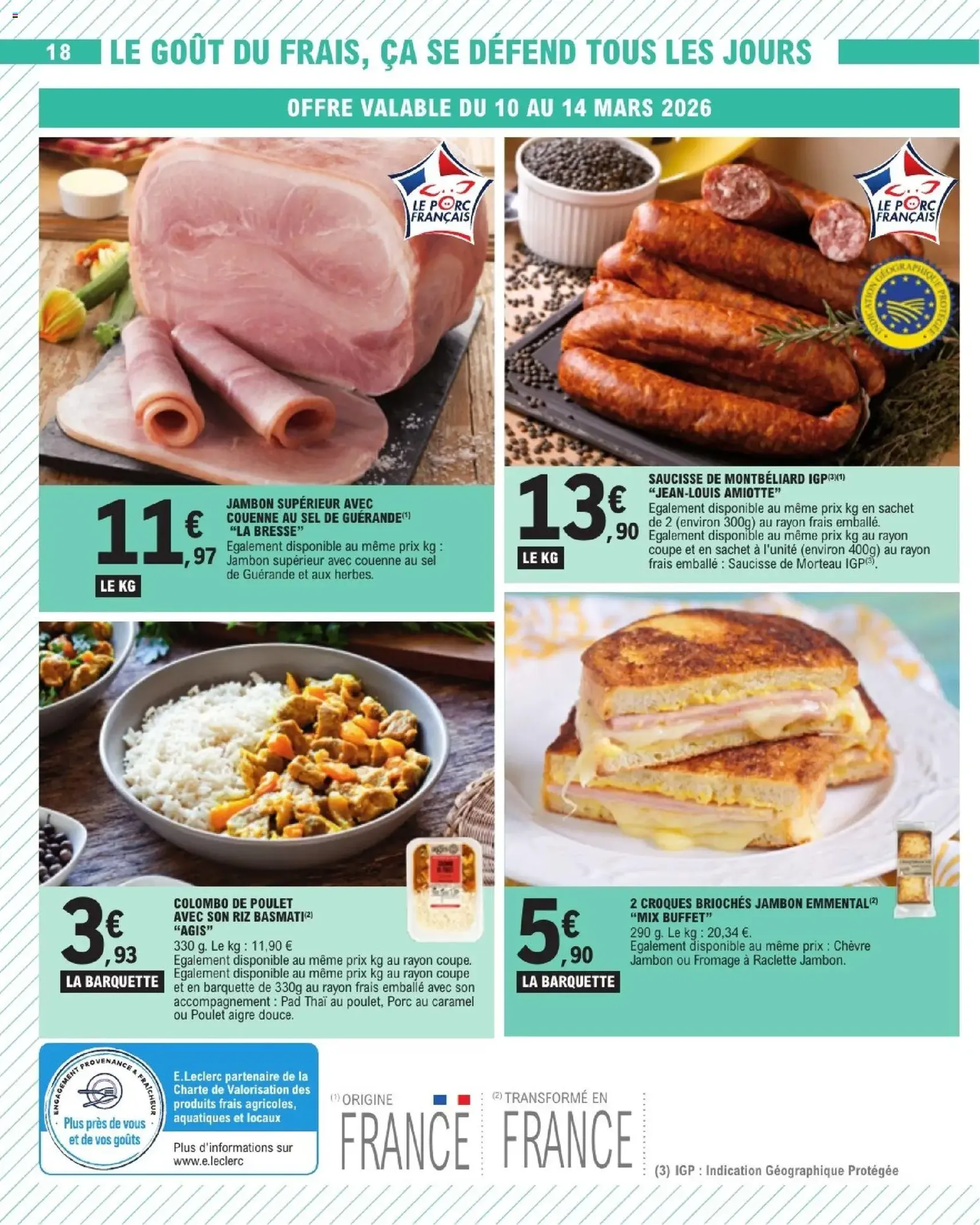 E.Leclerc catalogue semaine 11 - brochure valable à partir du 10/03/2026, page 18 sur 56