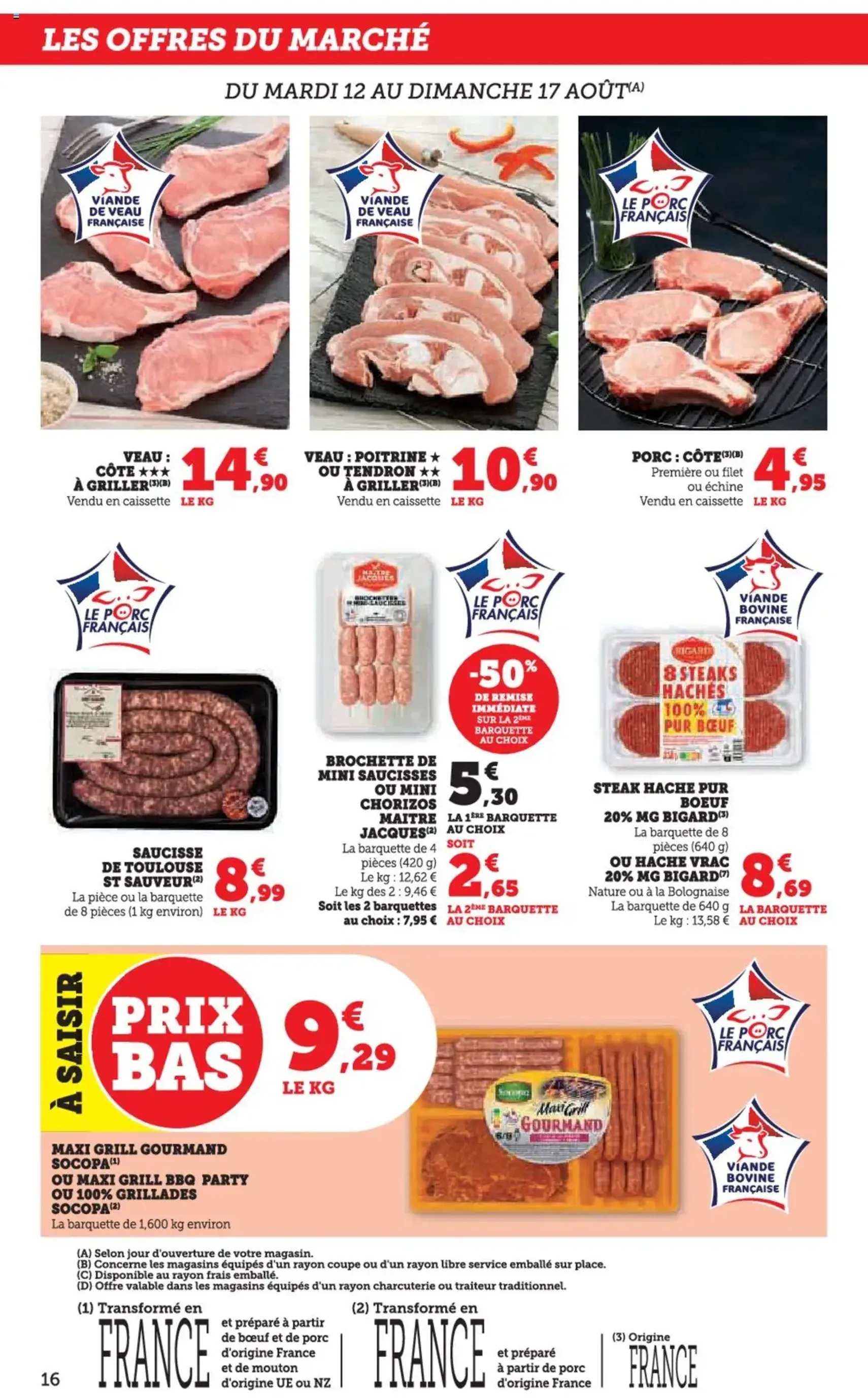 Super U catalogue - brochure valable à partir du 12/08/2025, page 16 sur 24 Super U catalogue - brochure valable à partir du 12/08/2025, page 16 sur 24