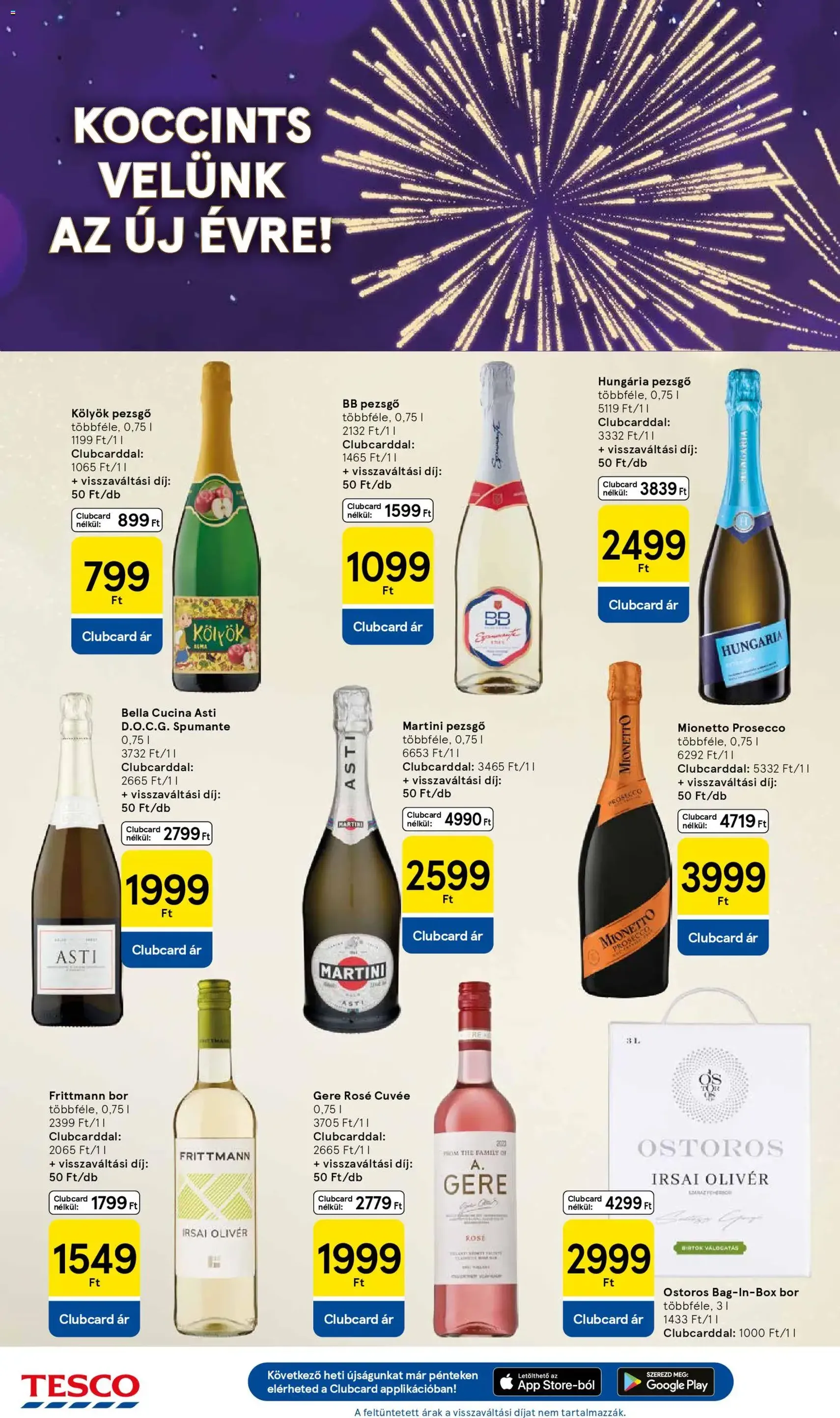 Tesco Hipermarket - Akciós újság - 2025.12.27. érvényes szórólap 8 oldal 30 oldalból