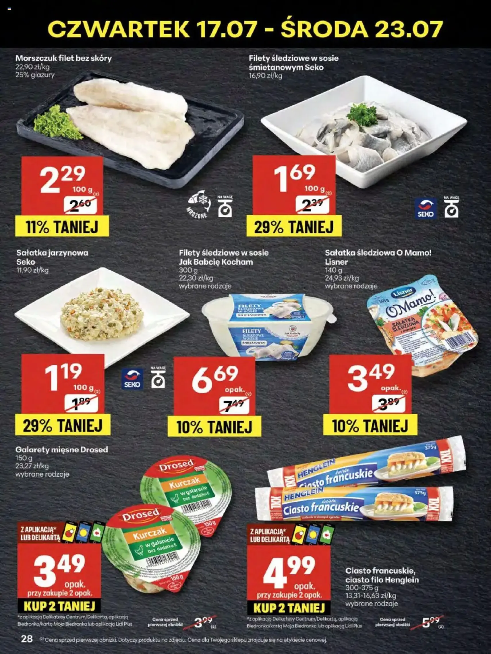 Delikatesy Centrum Gazetka - ważny gazetka od 17.07.2025 strona 28 z 61 Delikatesy Centrum Gazetka - ważny gazetka od 17.07.2025 strona 28 z 61