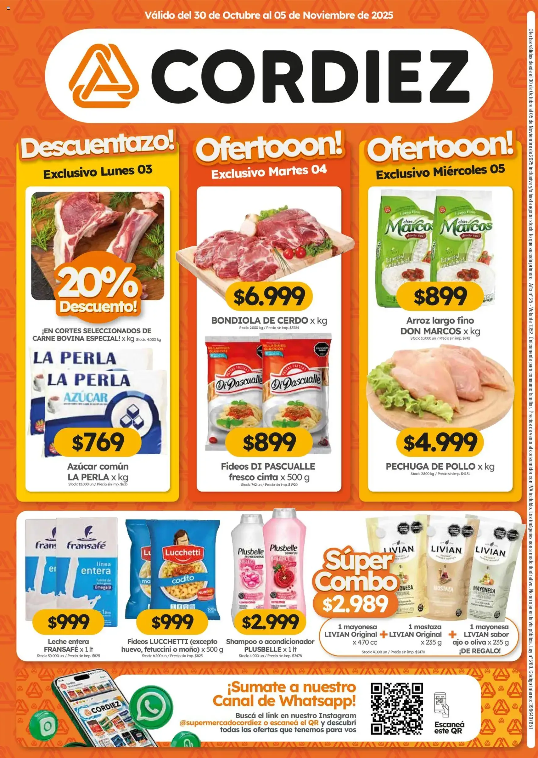 Cordiez ofertas - folleto válido desde 30/10/2025 página 8 de 8 Cordiez ofertas - folleto válido desde 30/10/2025 página 8 de 8