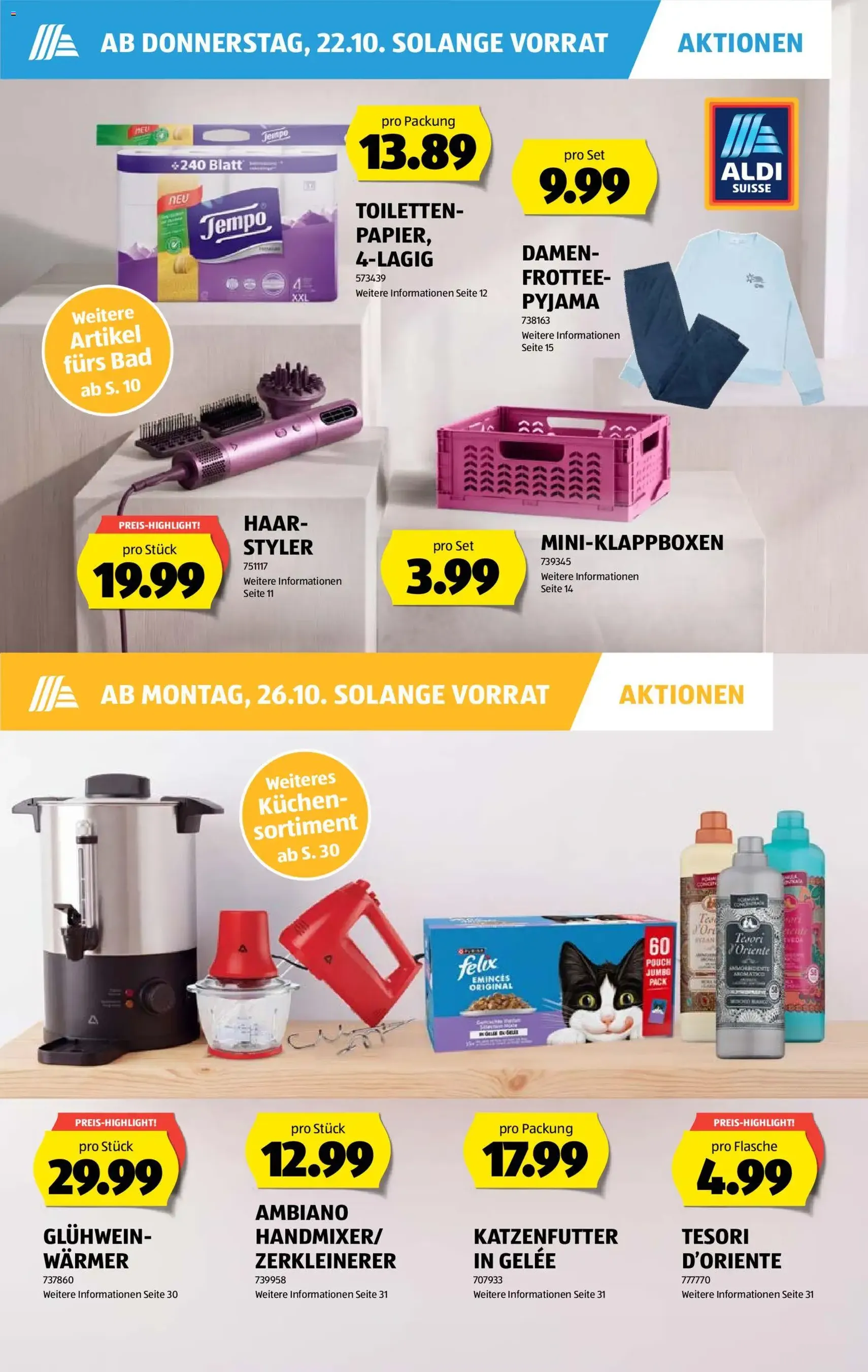 Aldi aktionen - Gültiger Prospekt ab 22.10.2026, Seite 32 von insgesamt 32