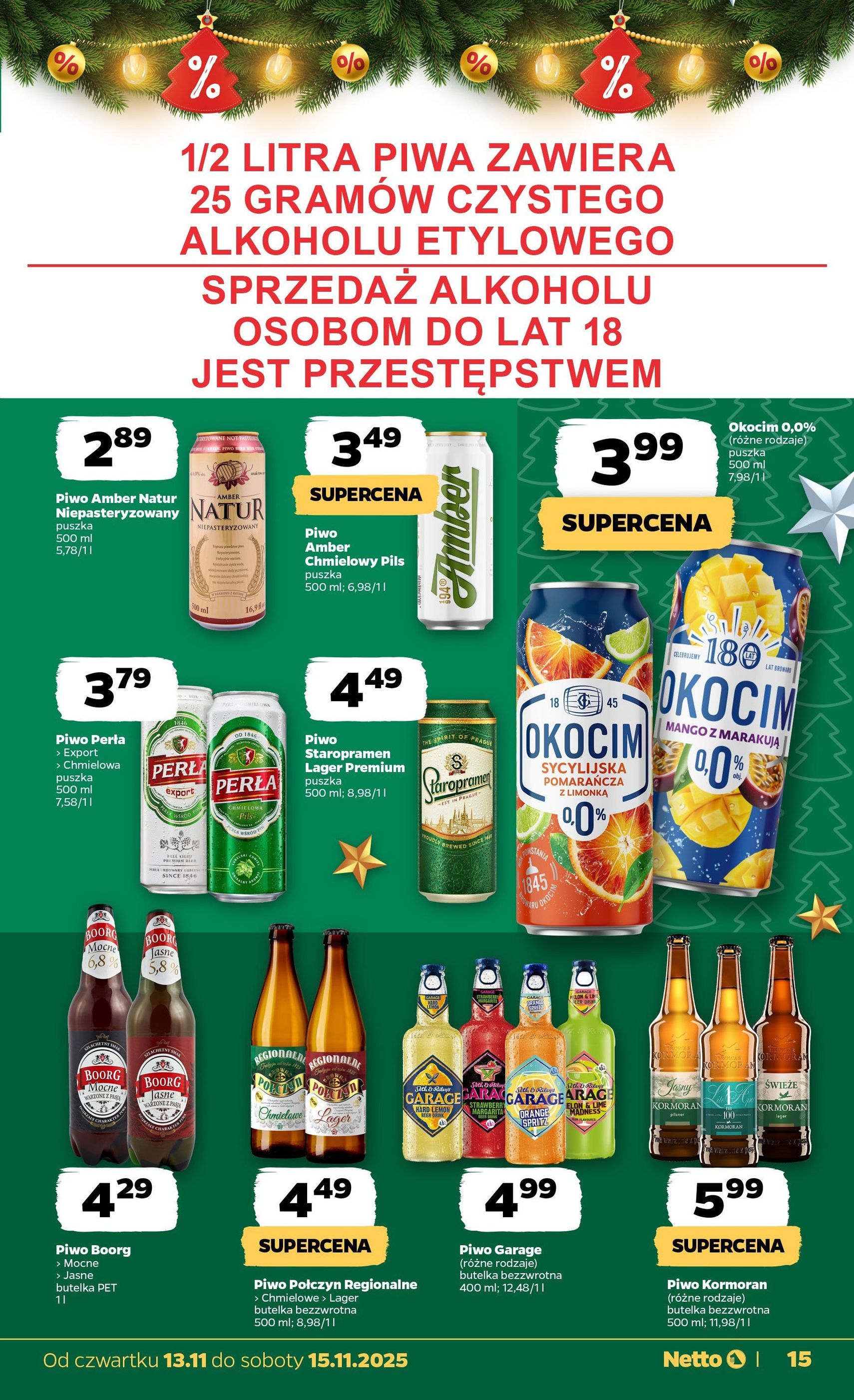 Netto gazetka - Spożywcza - ważny gazetka od 13.11.2025 strona 15 z 24