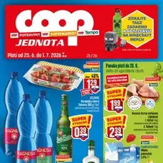 COOP Jednota leták - náhľad letáku platný od 25.06.2026