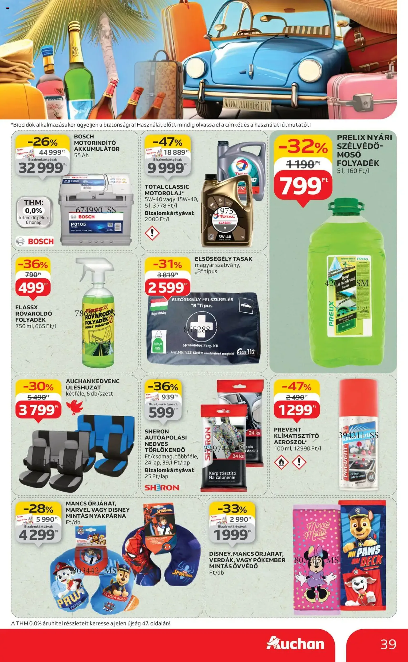 Auchan Akciós újság - 2025.08.07. érvényes szórólap 39 oldal 54 oldalból Auchan Akciós újság - 2025.08.07. érvényes szórólap 39 oldal 54 oldalból