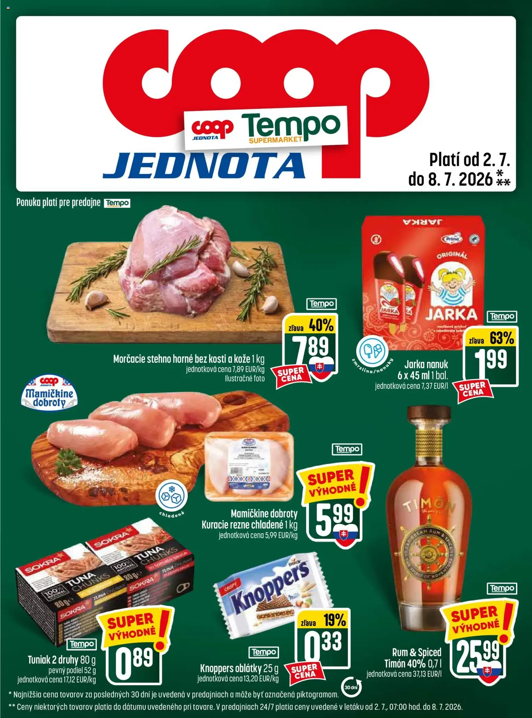 COOP Jednota leták - platný leták od 02.07.2026 strana 25 z 28