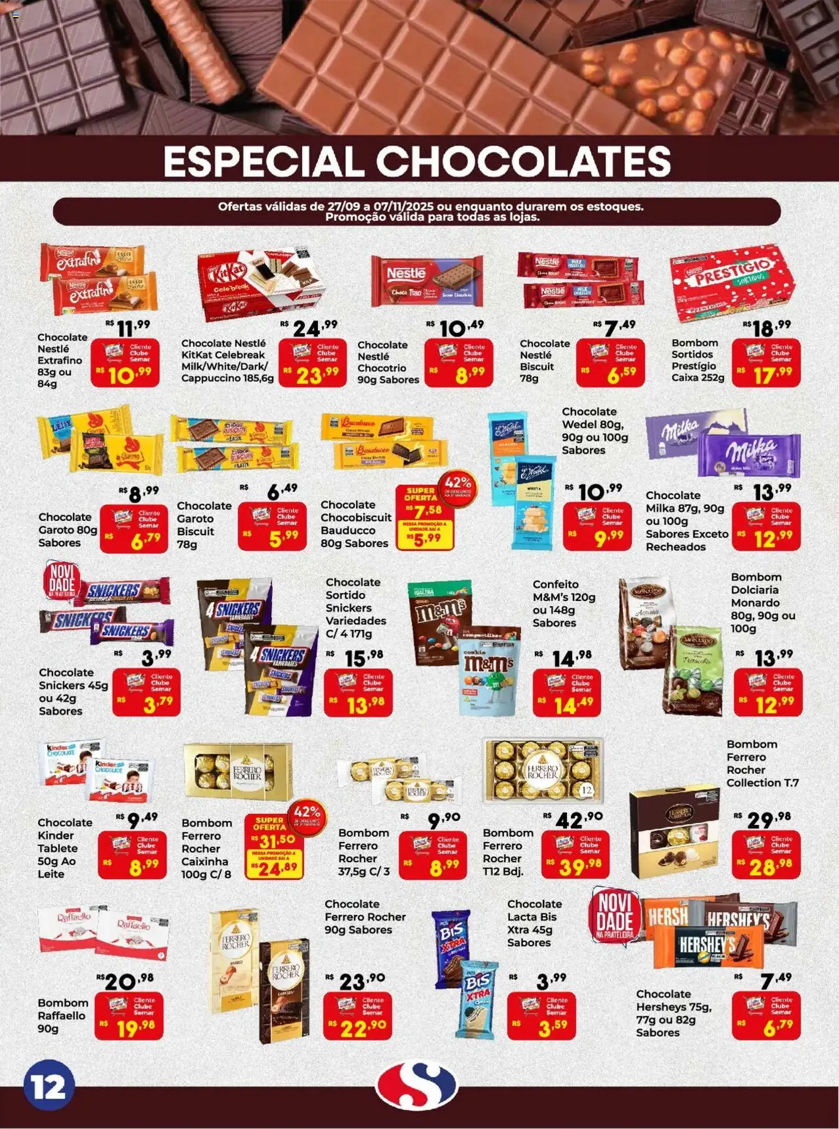 Semar Supermercado - Ofertas do Mês - folheto válido a partir de 27/09/2025 página 12 de 24 Semar Supermercado - Ofertas do Mês - folheto válido a partir de 27/09/2025 página 12 de 24