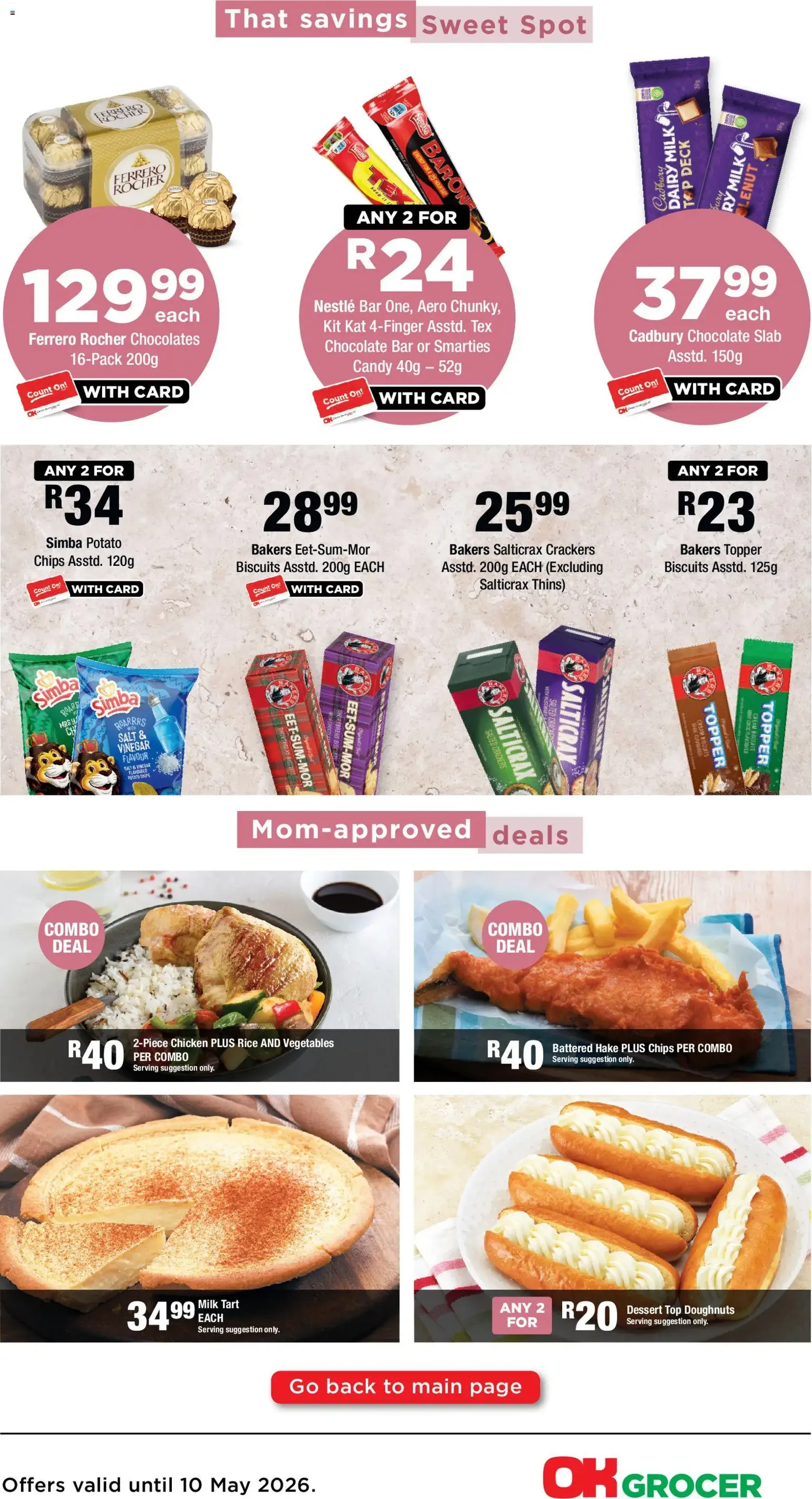 OK Foods Mother's Day Specials - valid flyer from 27/04/2026, page 2 of 3