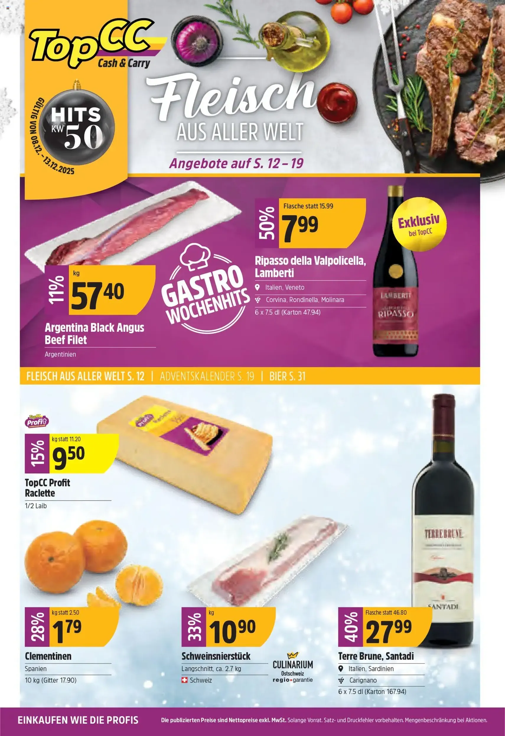 TopCC Aktionen - Gültiger Prospekt ab 08.12.2025, Seite 1 von insgesamt 36